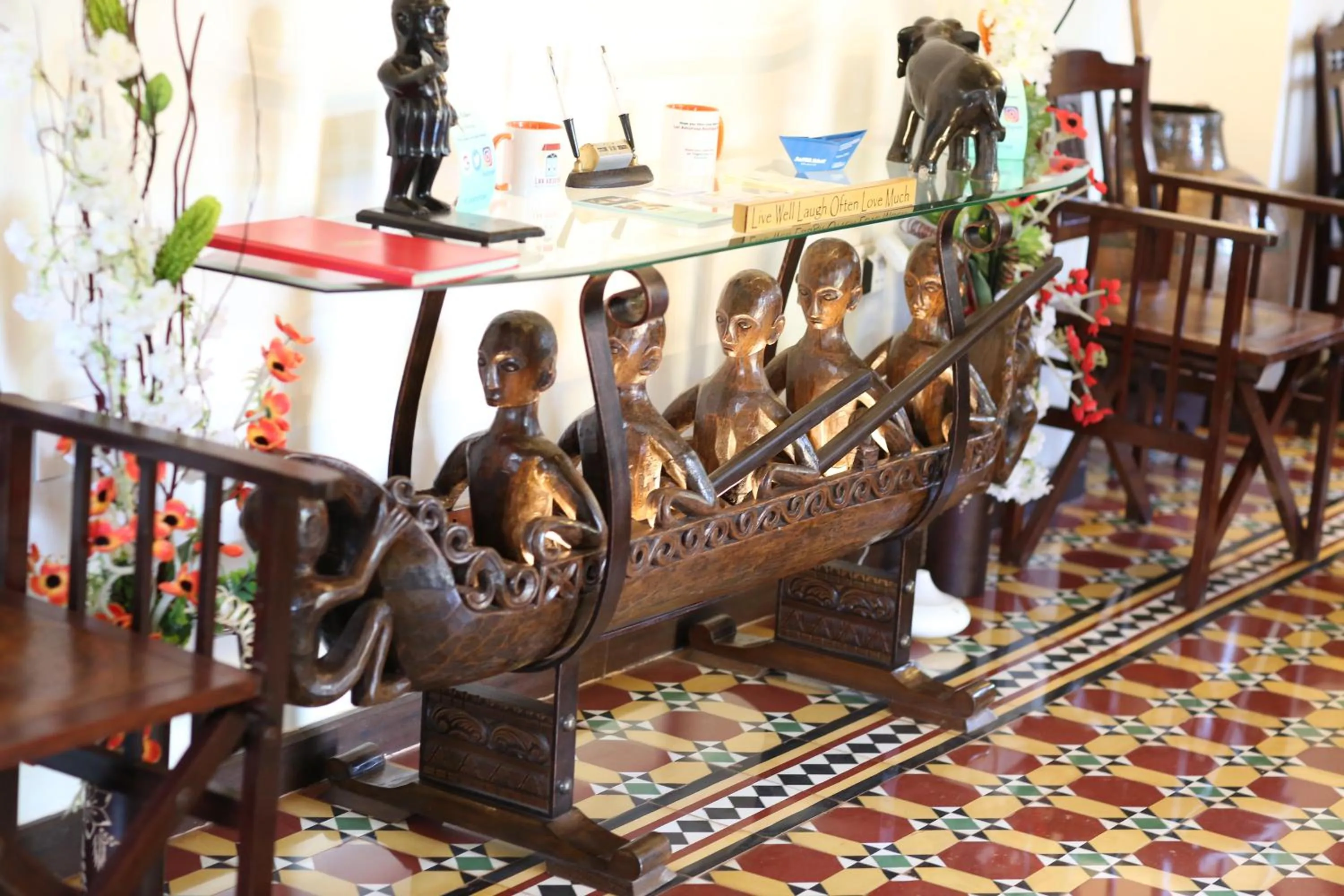 Lobby or reception in Lar Amorosa Boutique Hotel - Goa