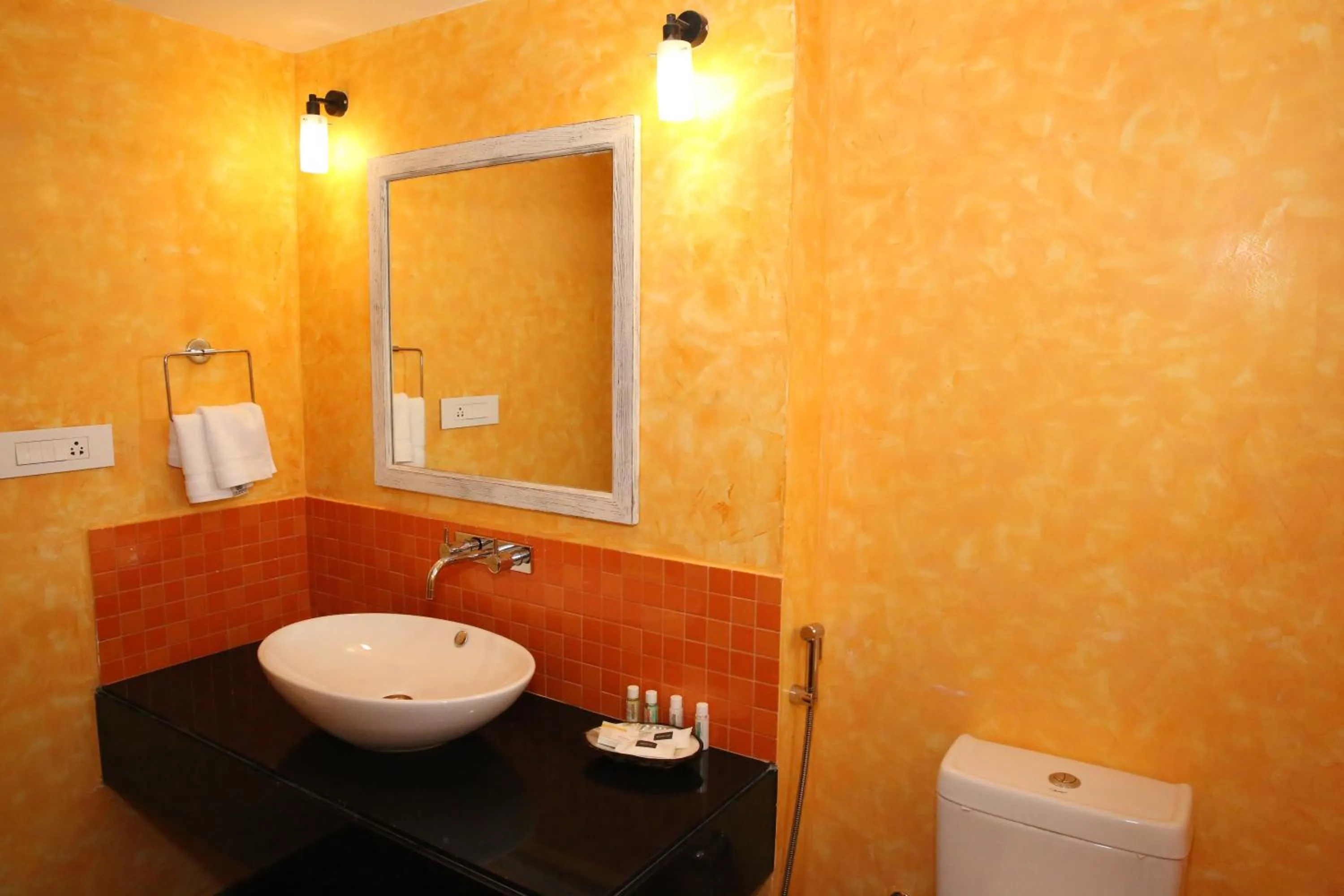 Bathroom in Lar Amorosa Boutique Hotel - Goa