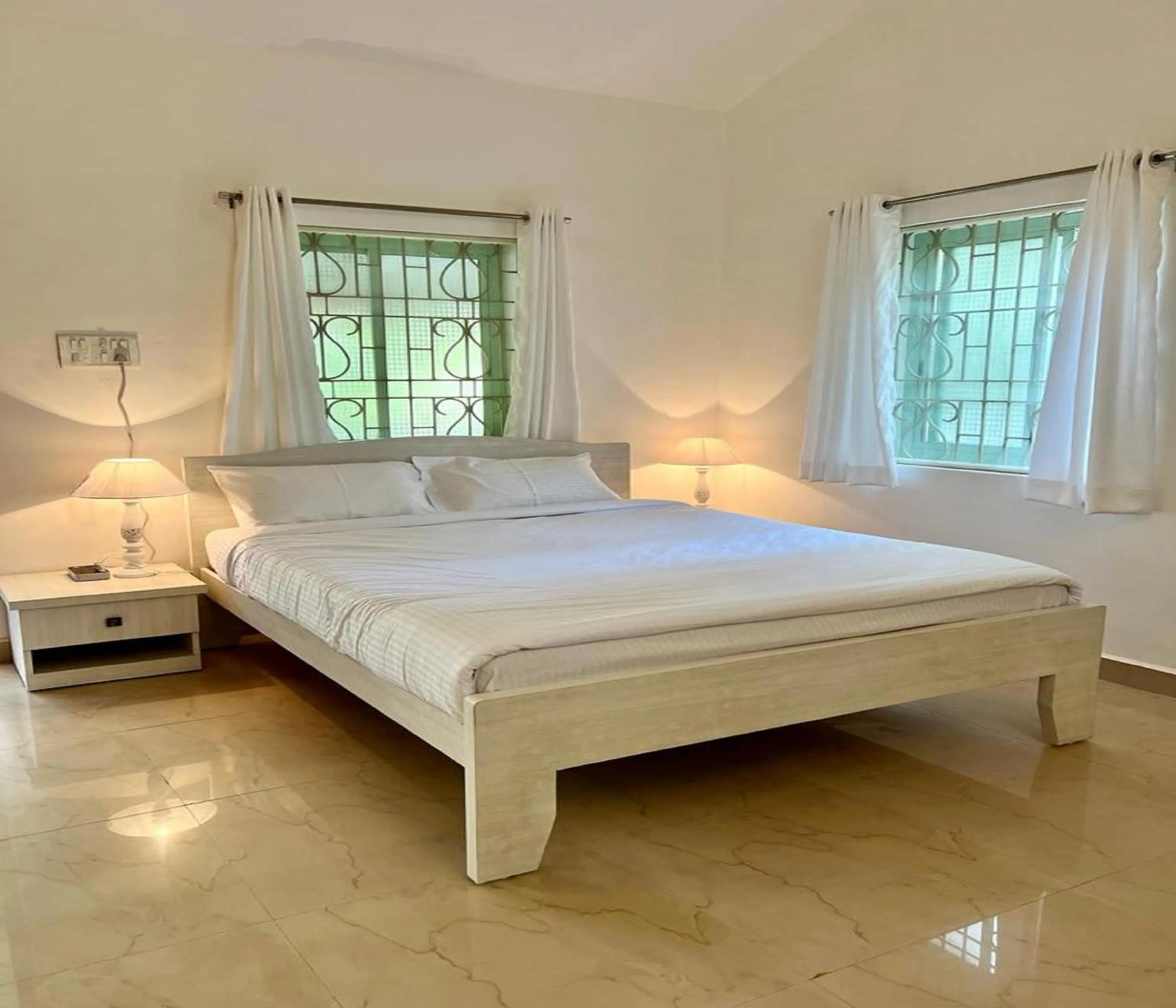 Bed in Lar Amorosa Boutique Hotel - Goa