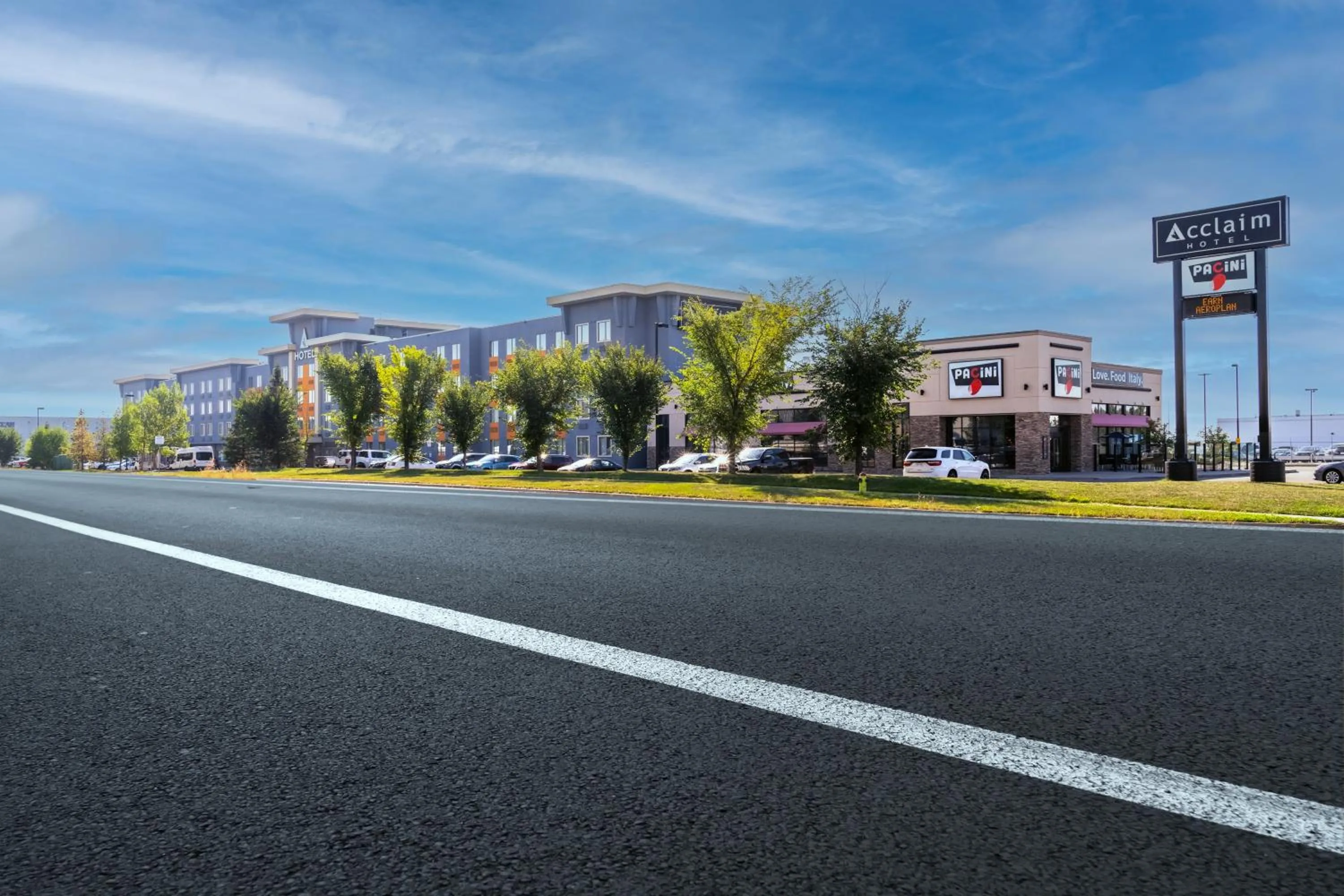 Property building in Acclaim Hotel by CLIQUE