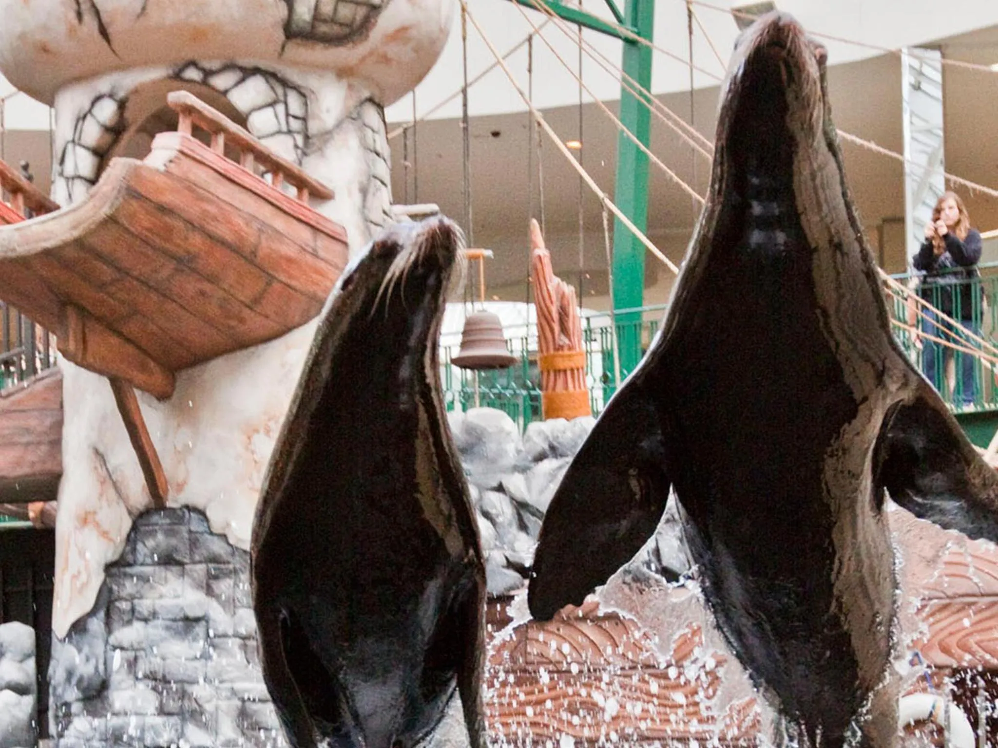 Decorative detail in Fantasyland Hotel