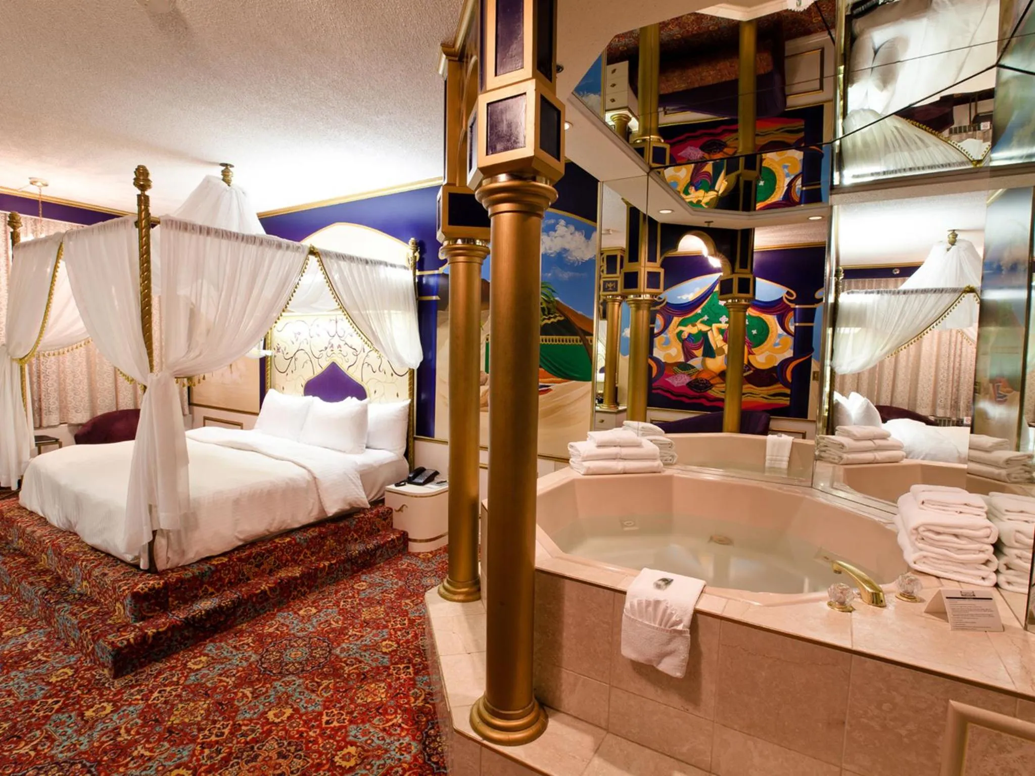 Bed in Fantasyland Hotel