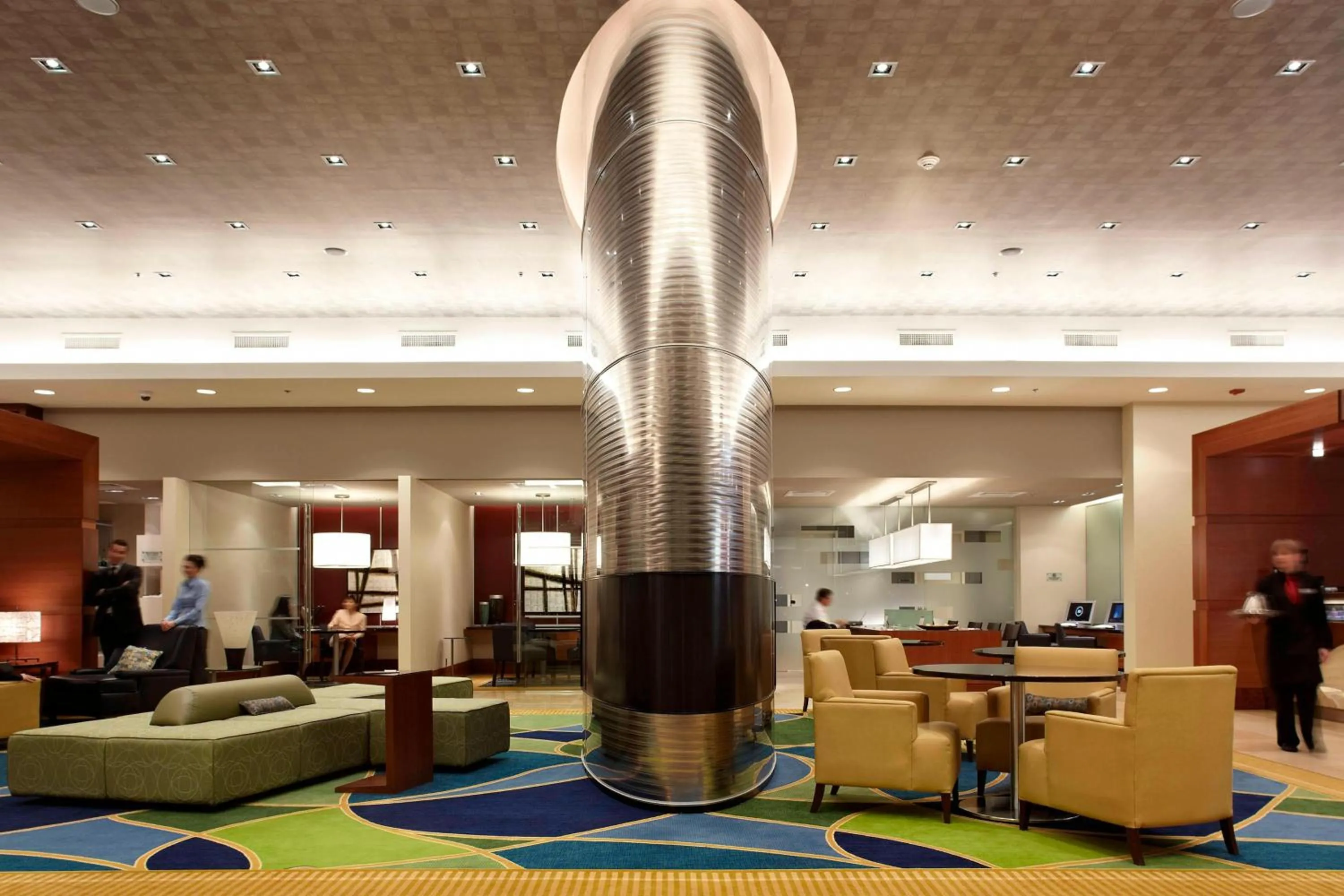 Lobby or reception in Marriott Montreal Airport In-Terminal Hotel