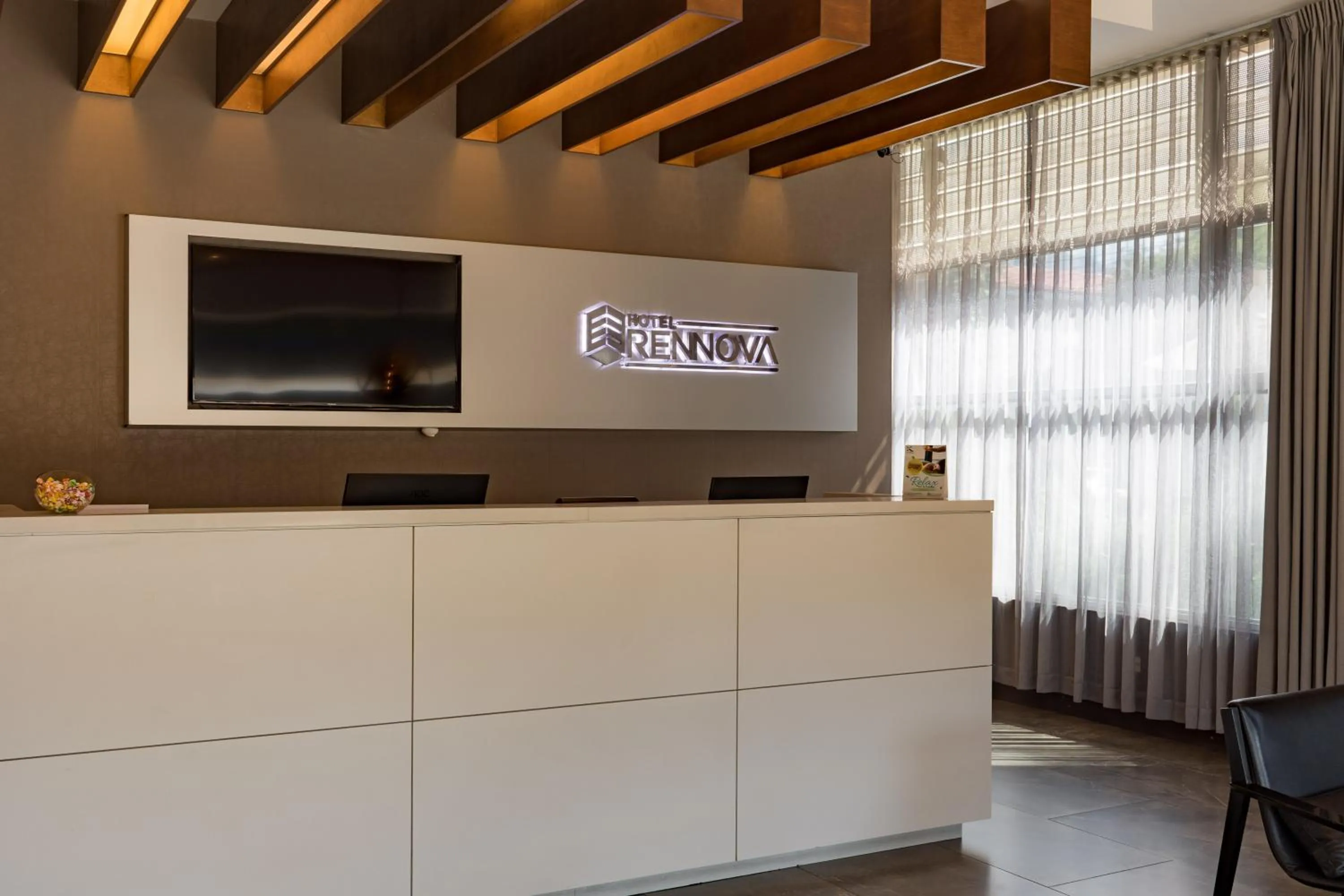 Lobby or reception in Hotel Rennova