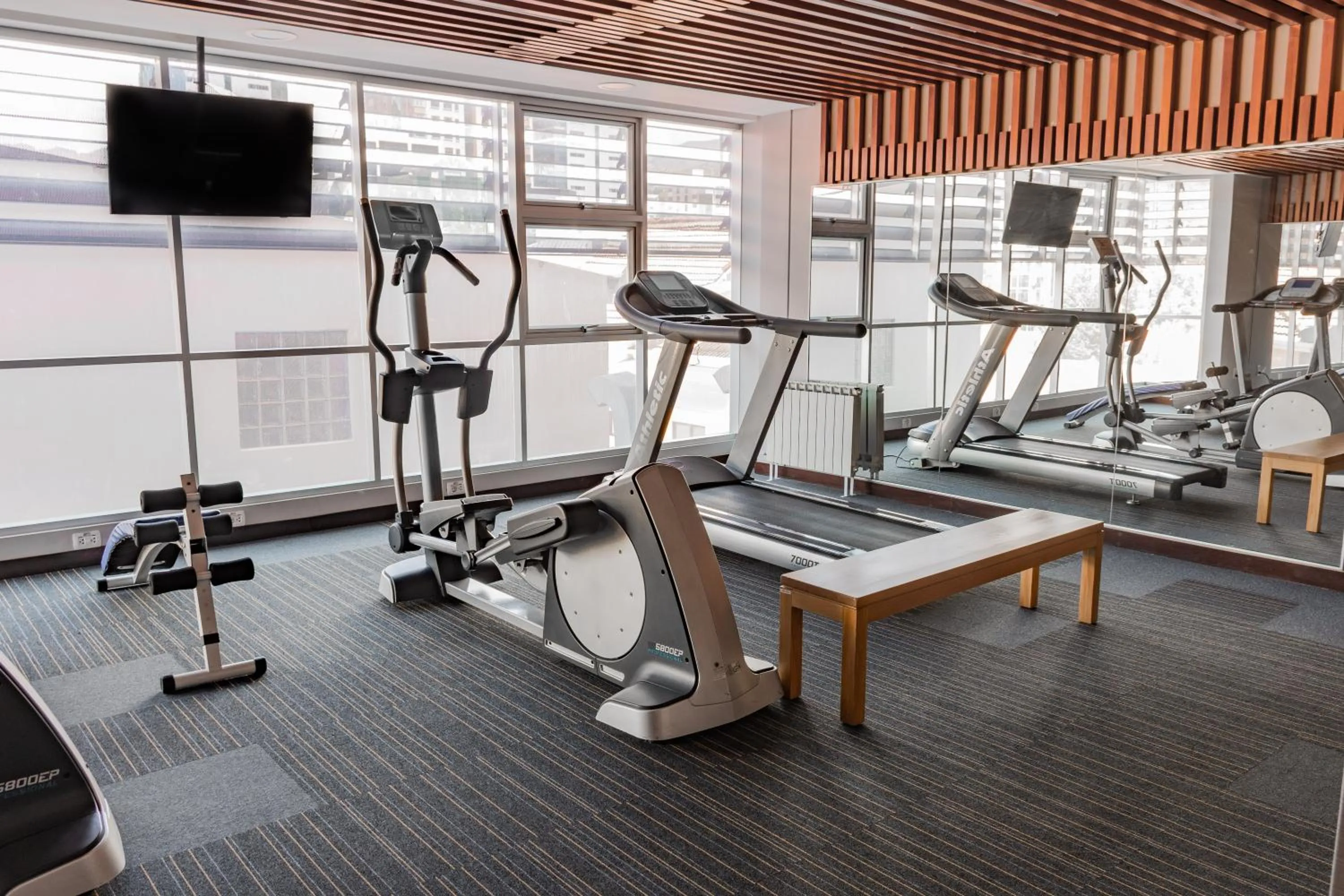 Fitness centre/facilities in Hotel Rennova