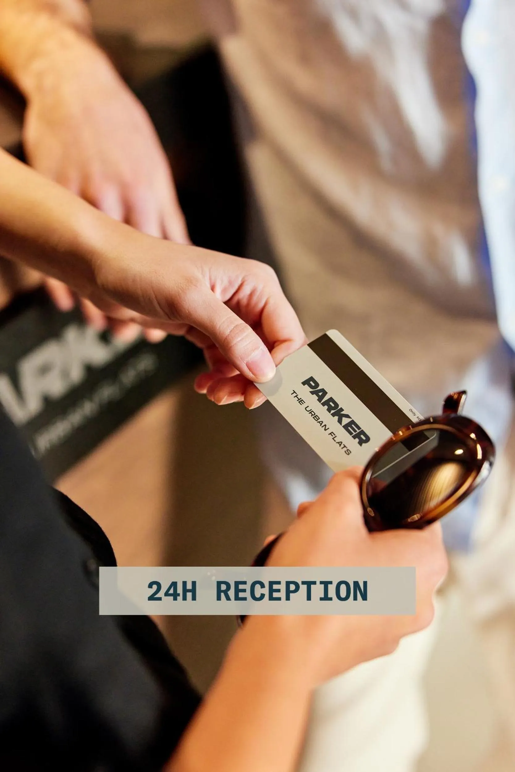 Text overlay in Parker The Urban Flats