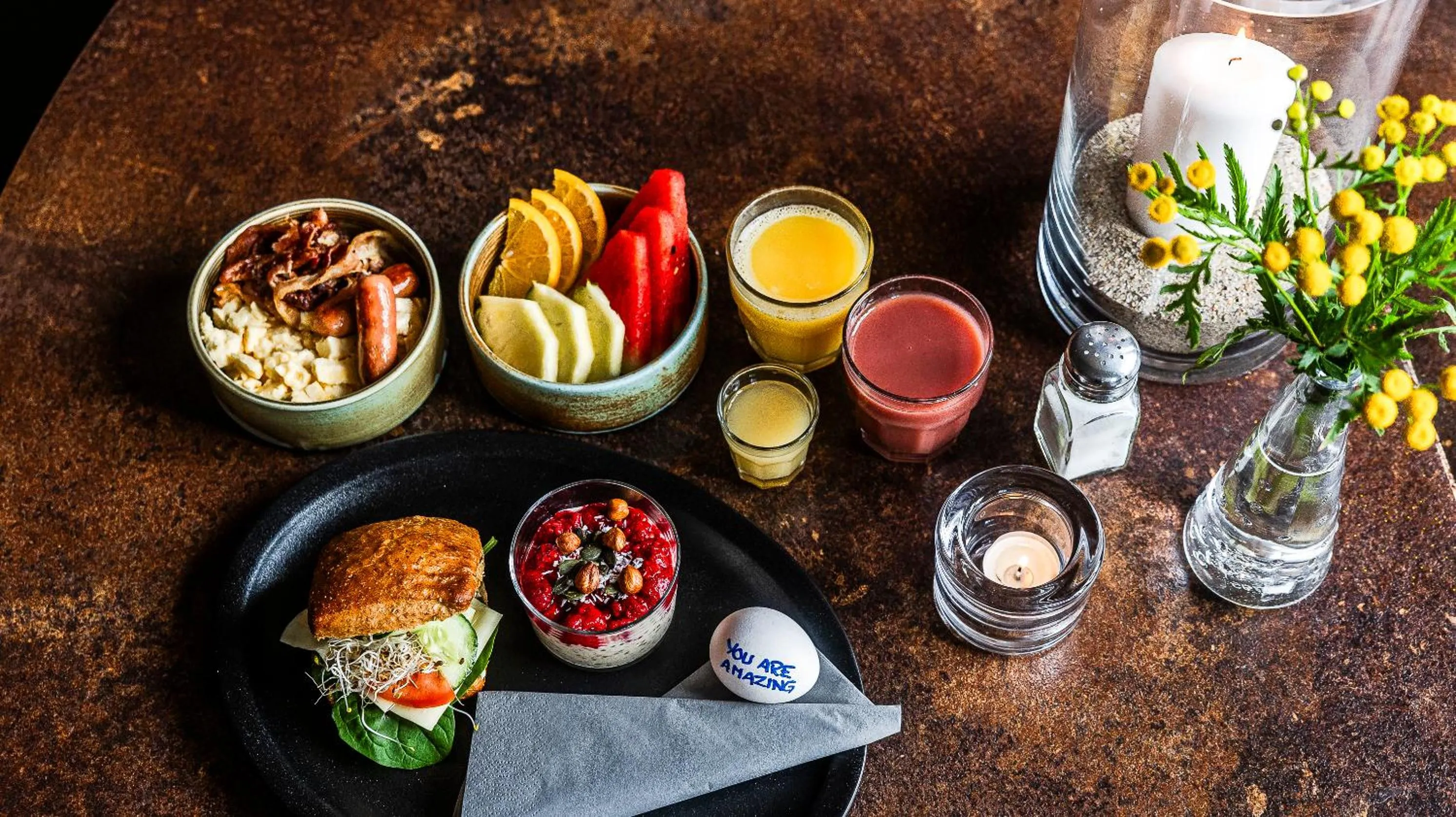 Buffet breakfast in Comfort Hotel Sundsvall