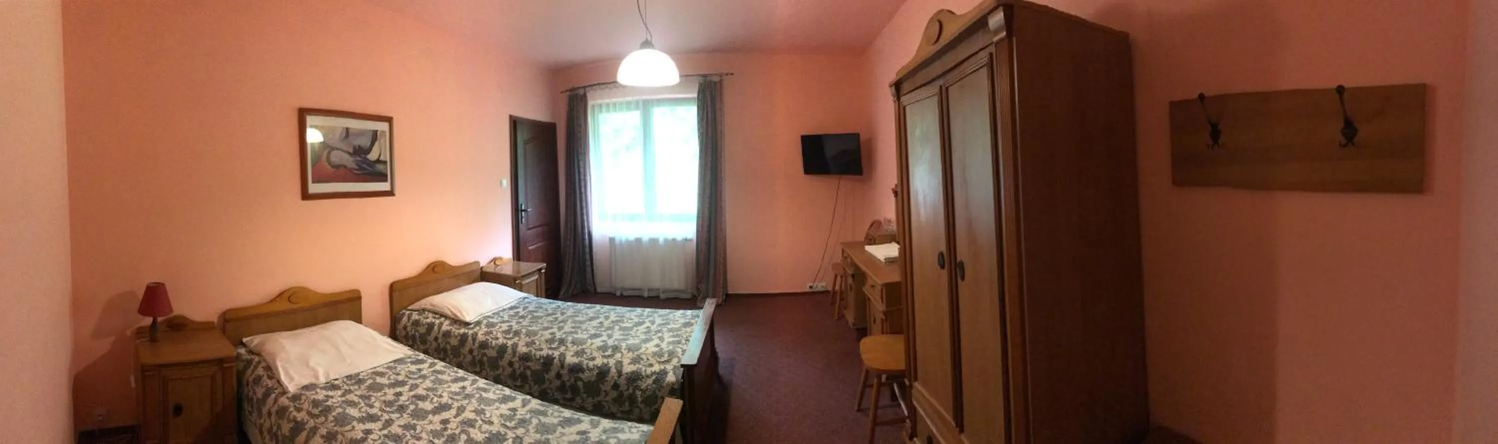 Bed in Hotel Twardowski