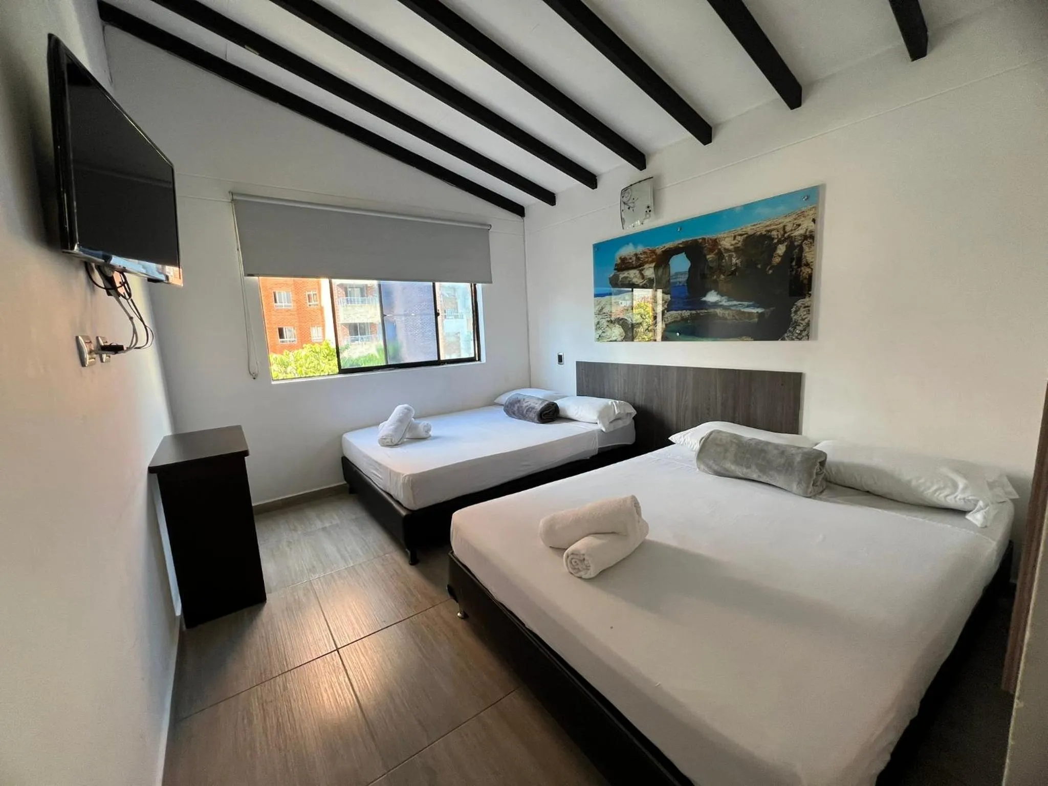 Bed in Hotel Jardin de Laureles Jeps