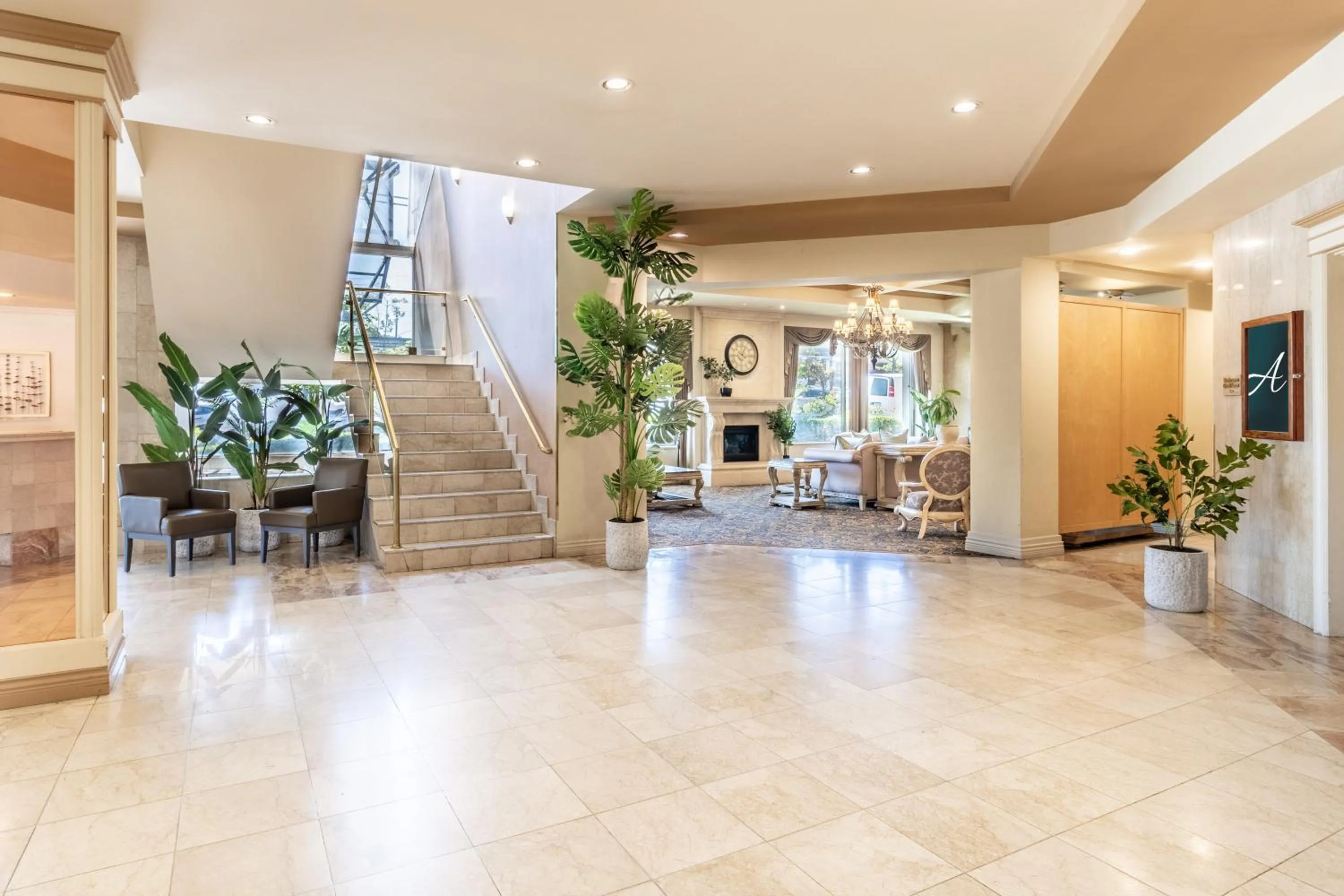 Lobby or reception in Atrium Hotel Vancouver
