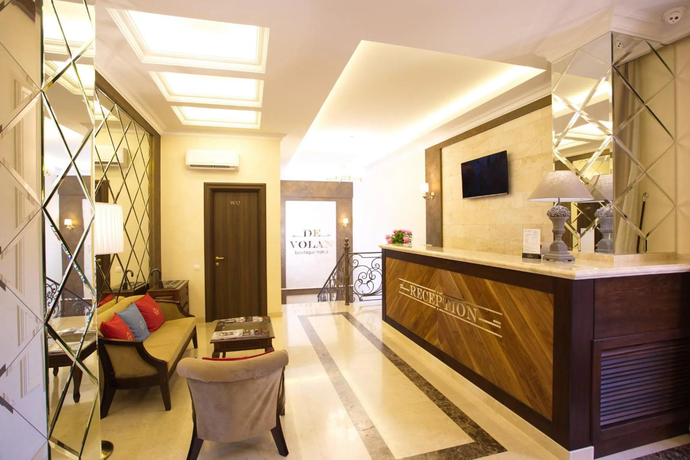 Living room in De Volan Boutique Hotel