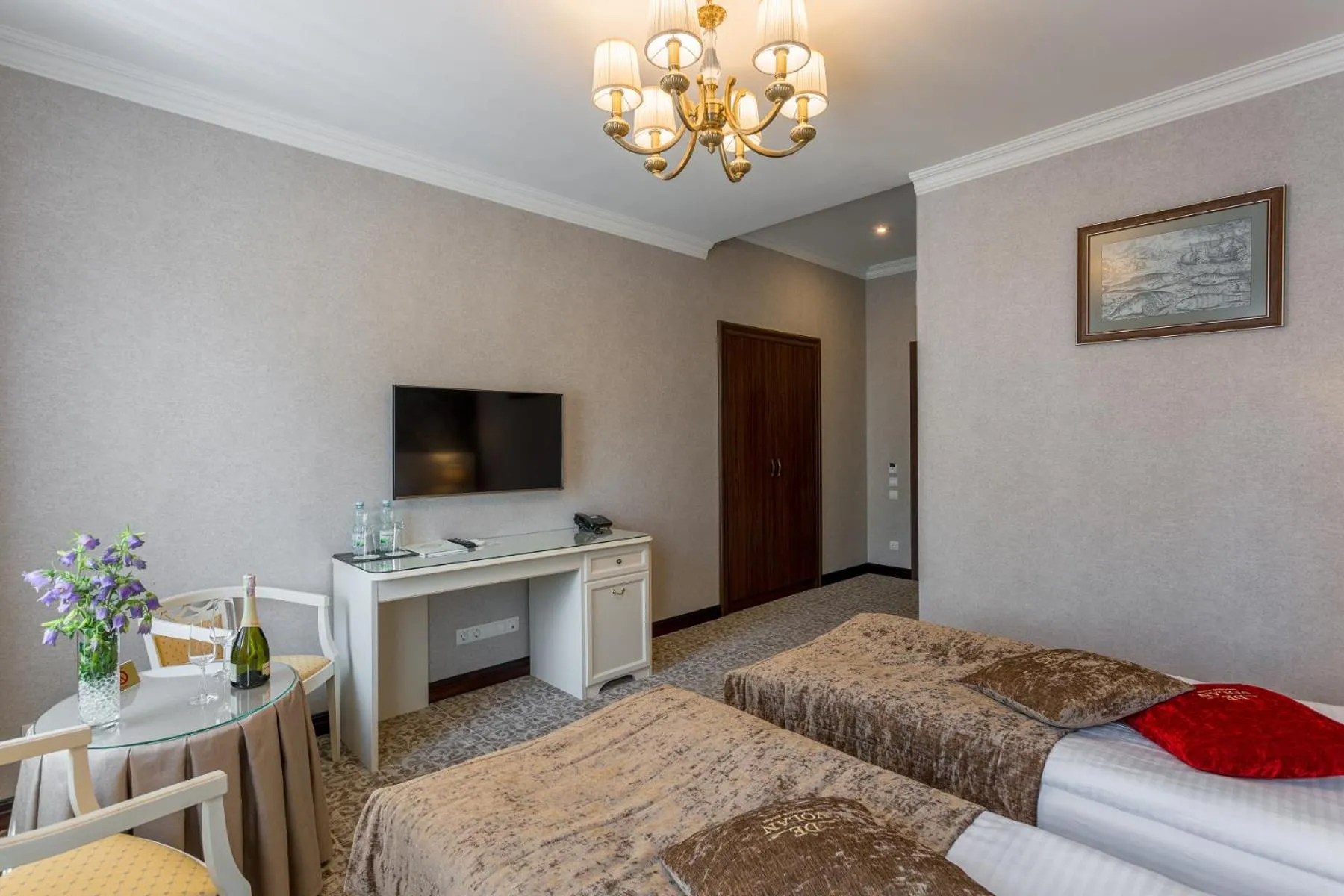 Bed in De Volan Boutique Hotel