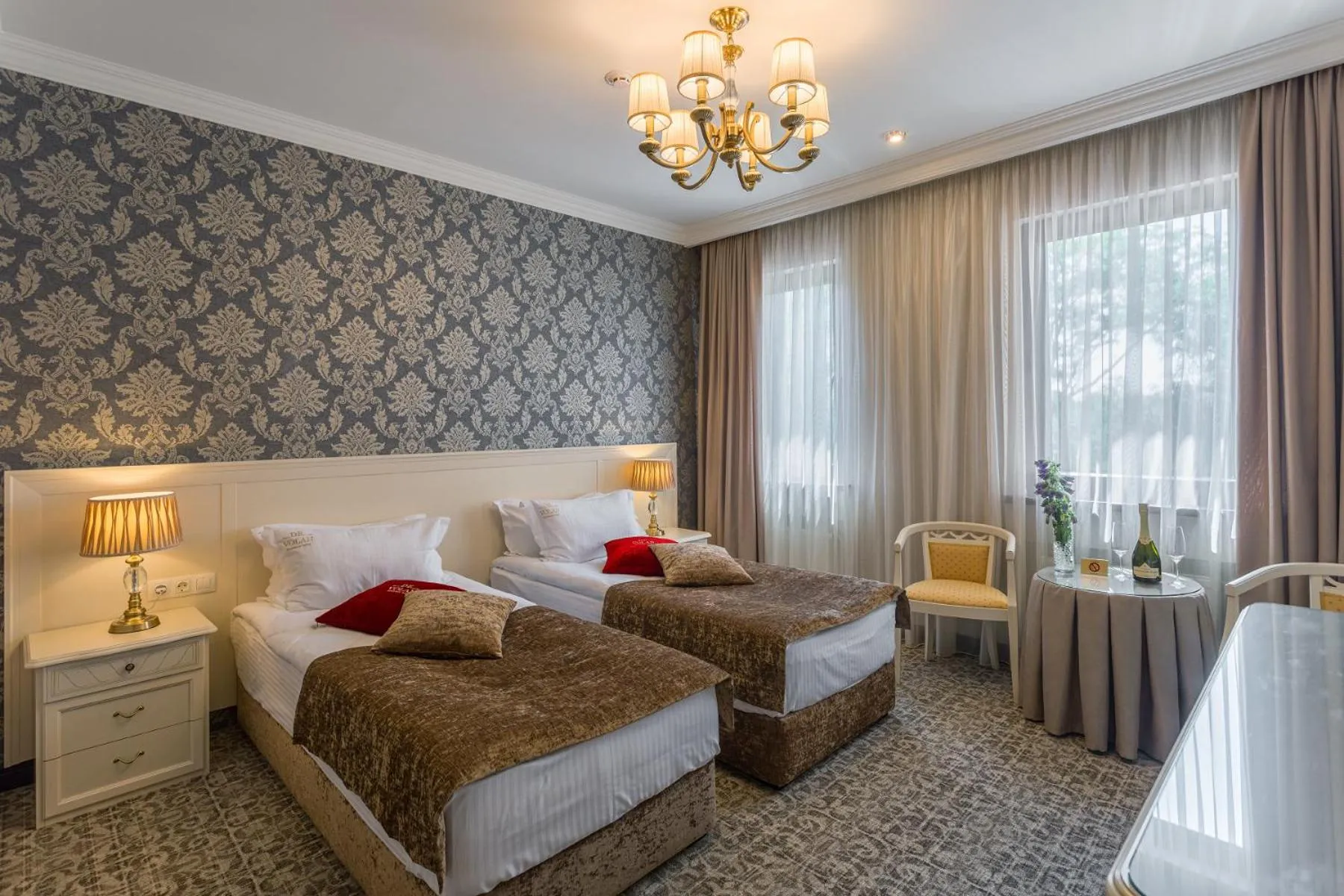 Bed in De Volan Boutique Hotel