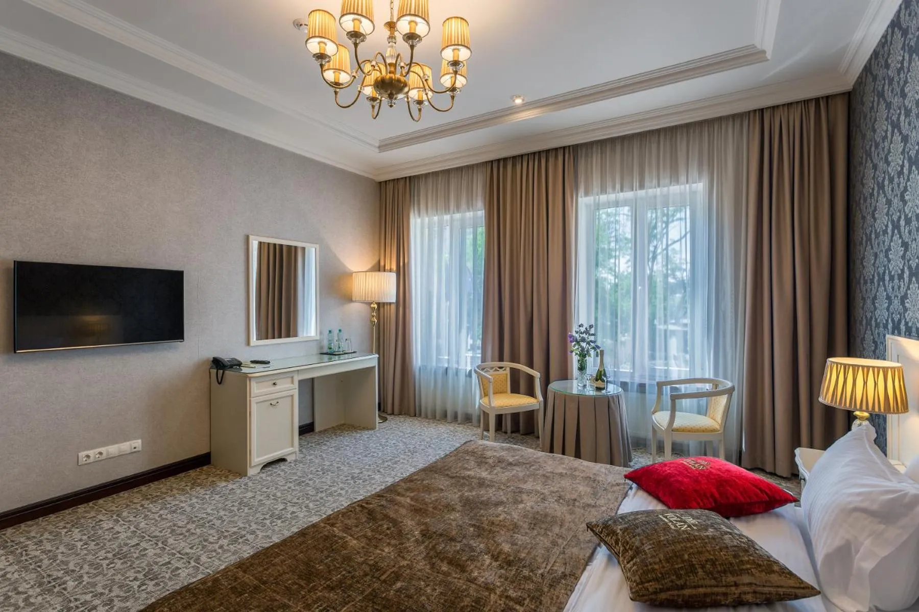 Bed in De Volan Boutique Hotel