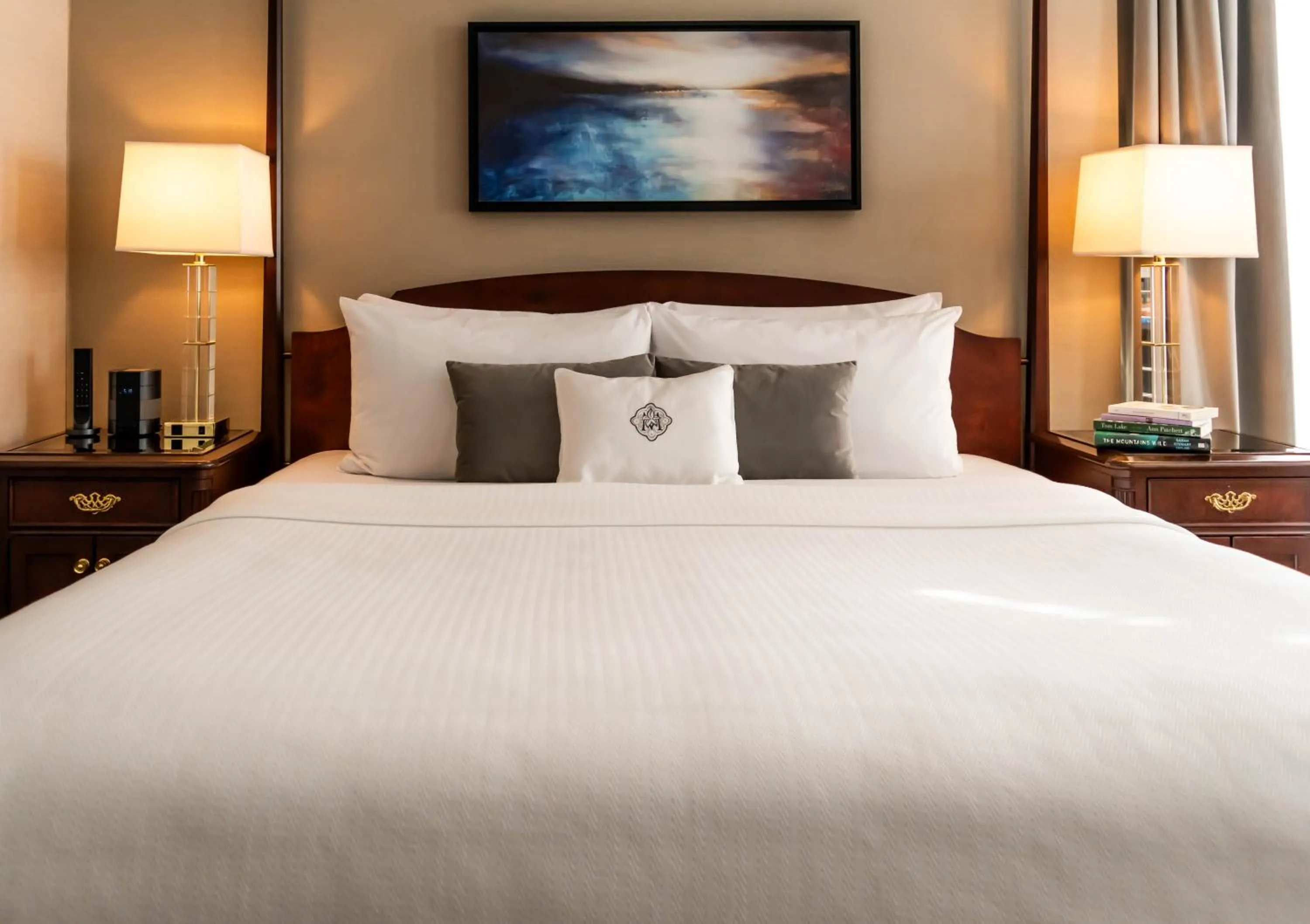 Bed in The Magnolia Hotel & Spa