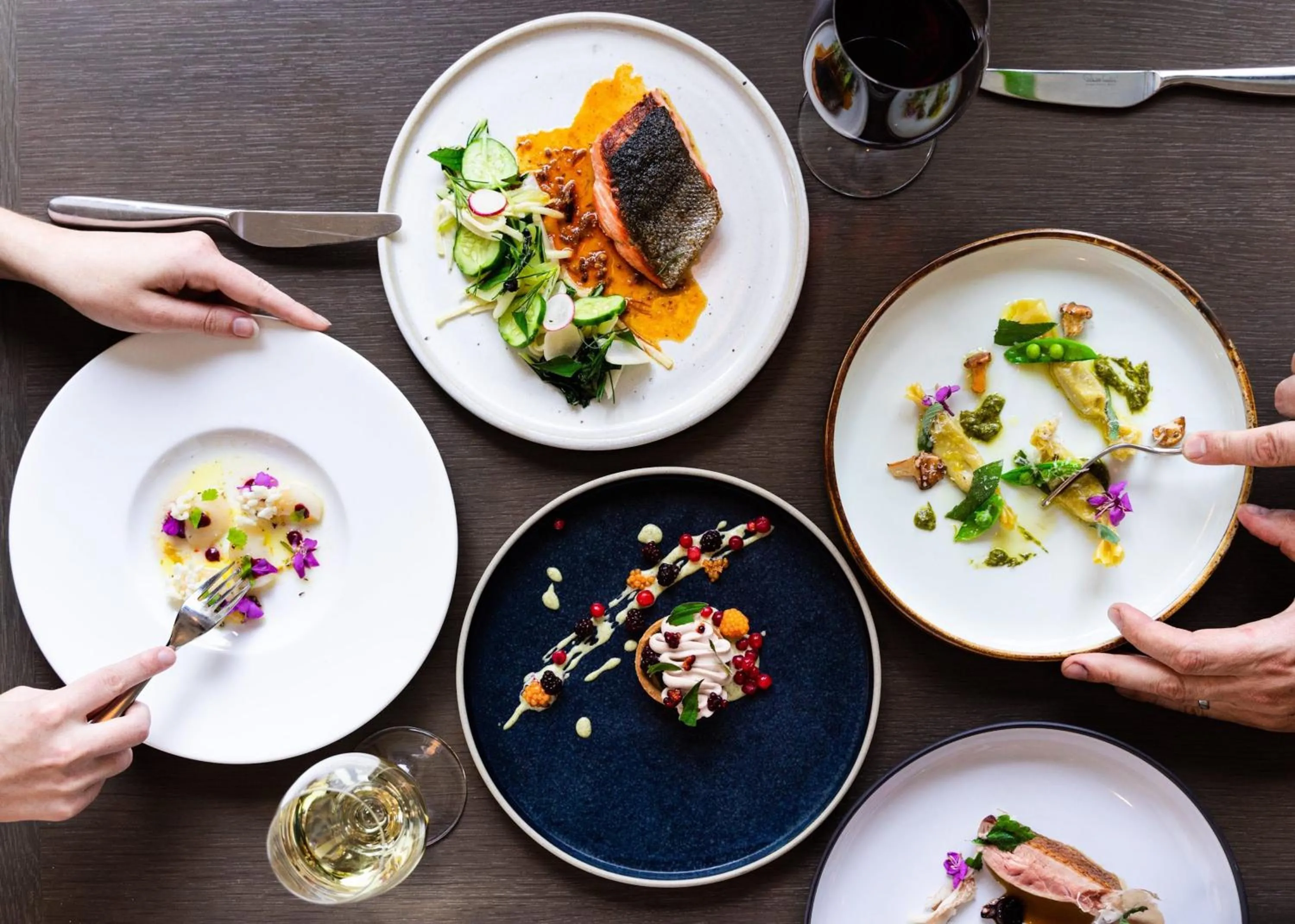 Food in The Magnolia Hotel & Spa