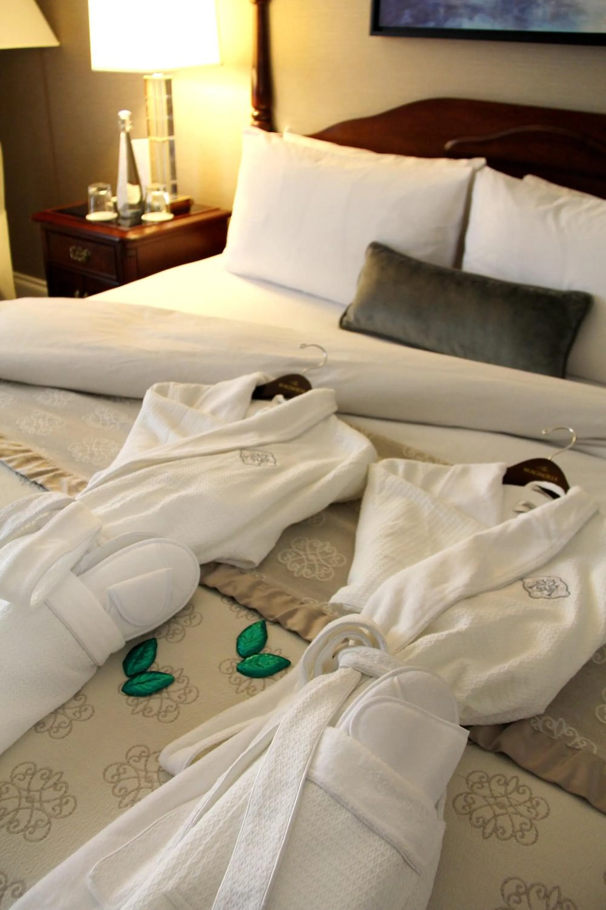 Bed in The Magnolia Hotel & Spa