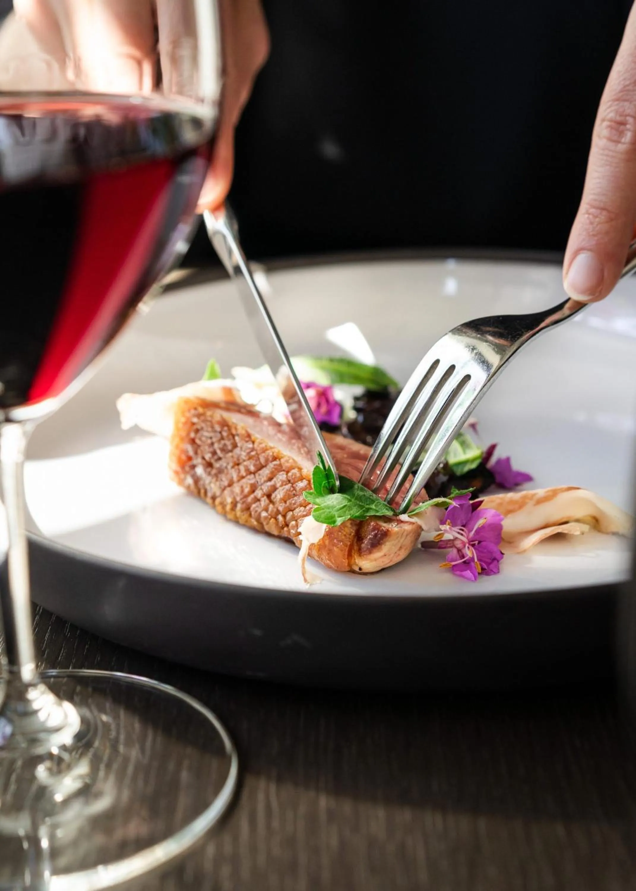 Food and drinks in The Magnolia Hotel & Spa