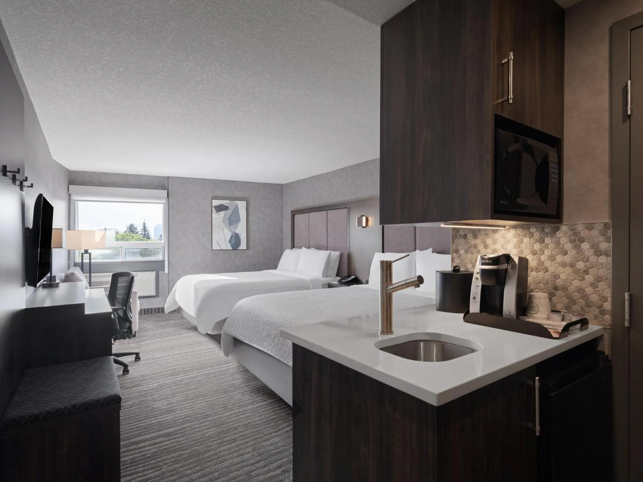 Photo of the whole room, Bed in Holiday Inn Calgary Airport by IHG