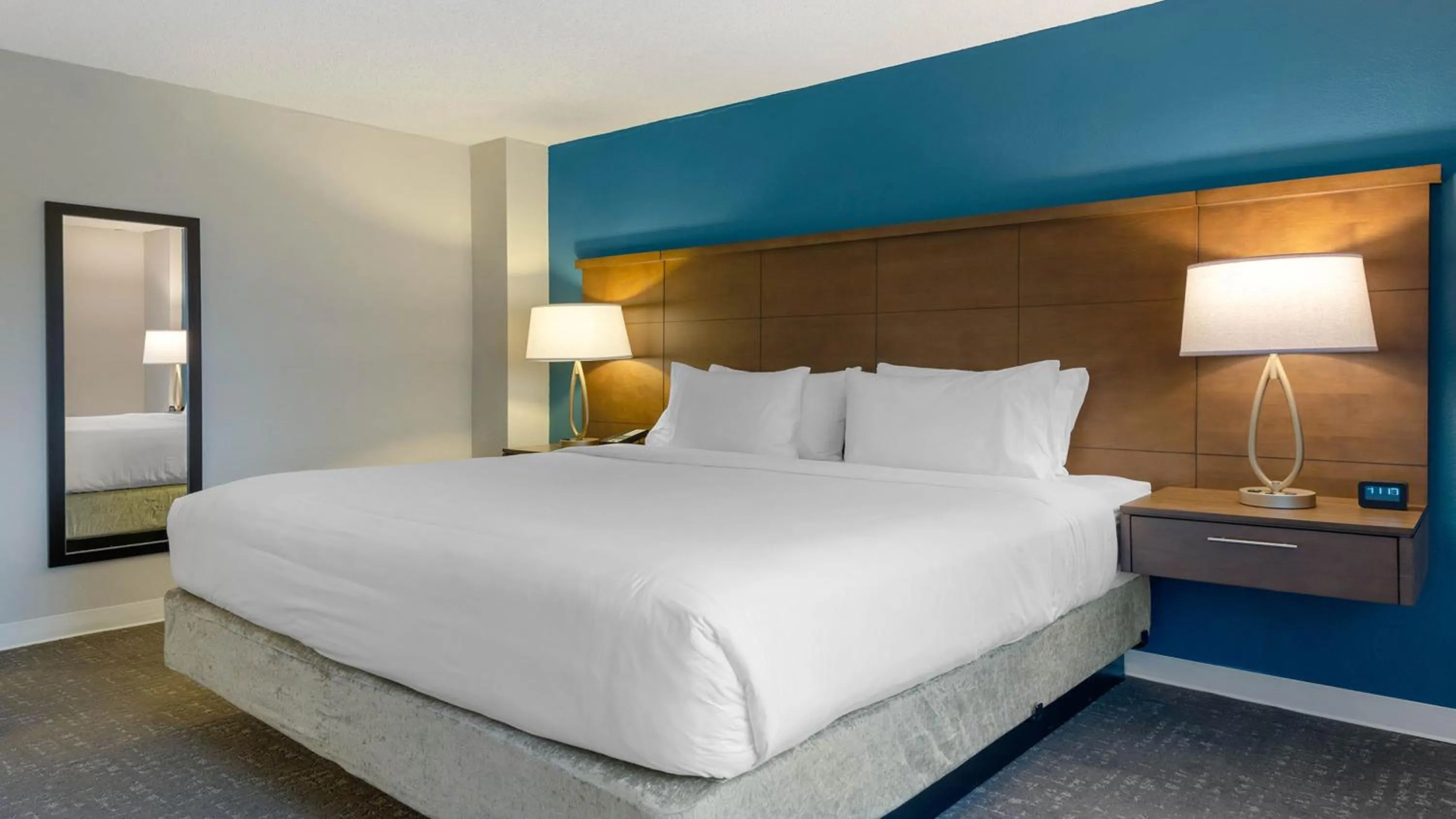 Photo of the whole room, Bed in Staybridge Suites - Calgary Airport by IHG