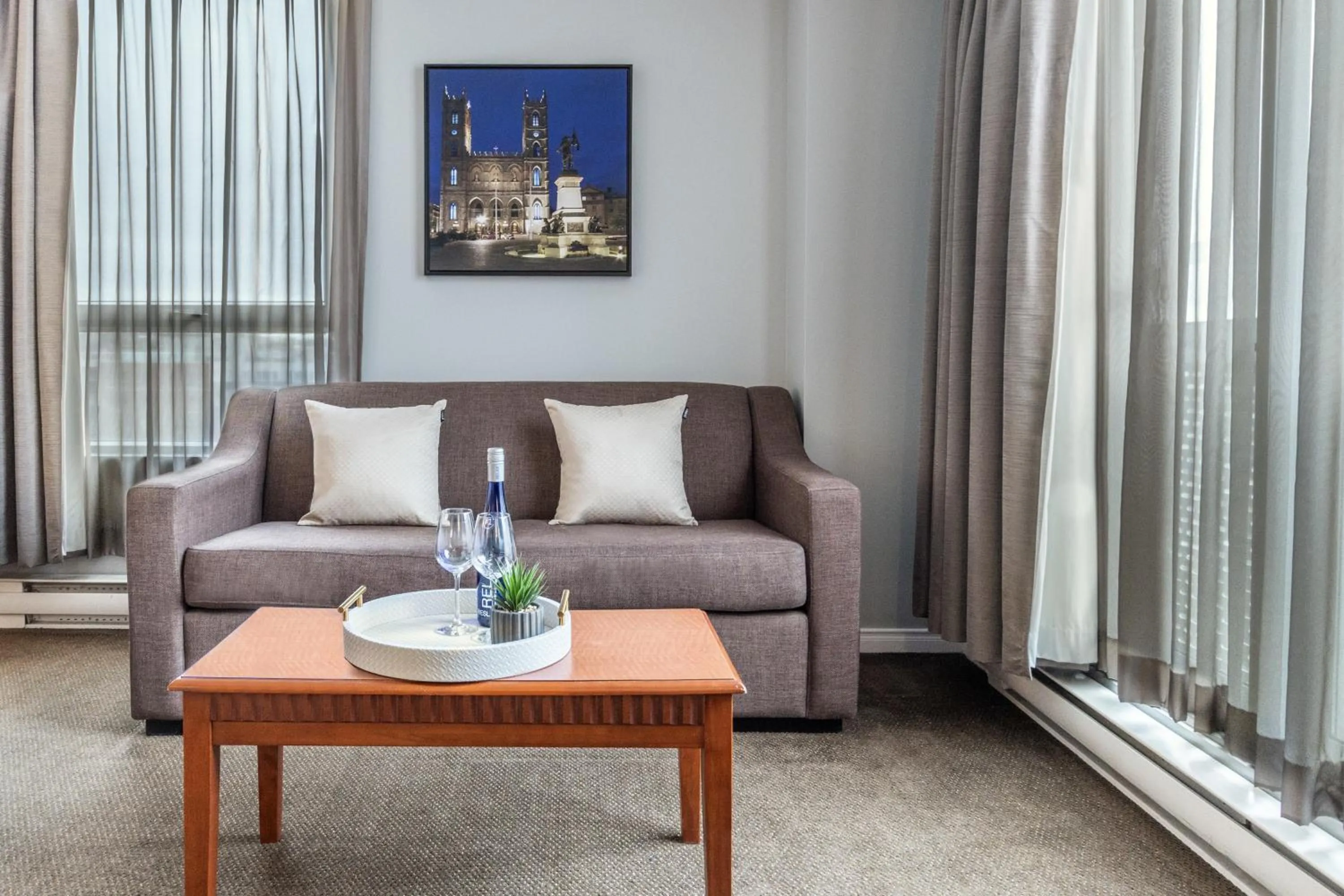 Living room in Hôtel Saint-Laurent Montréal
