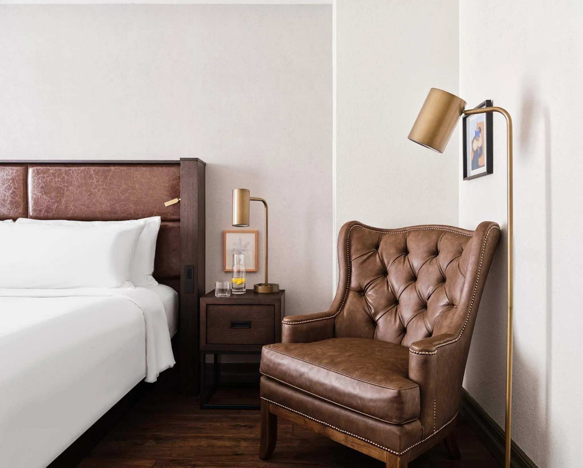 Bedroom, Bed in The Metcalfe by Gray Collection