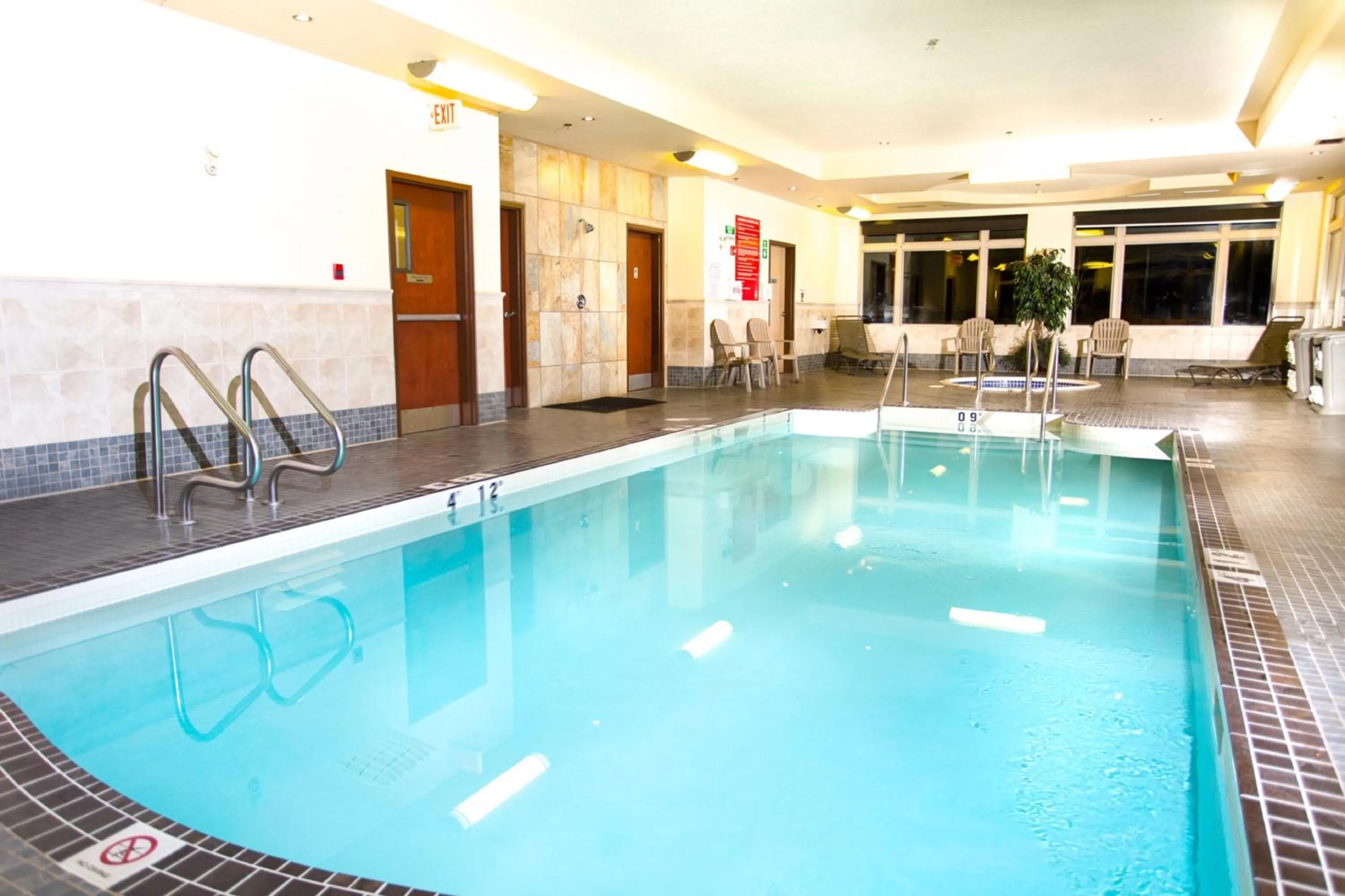 Swimming pool in Holiday Inn Hotel & Suites-West Edmonton by IHG