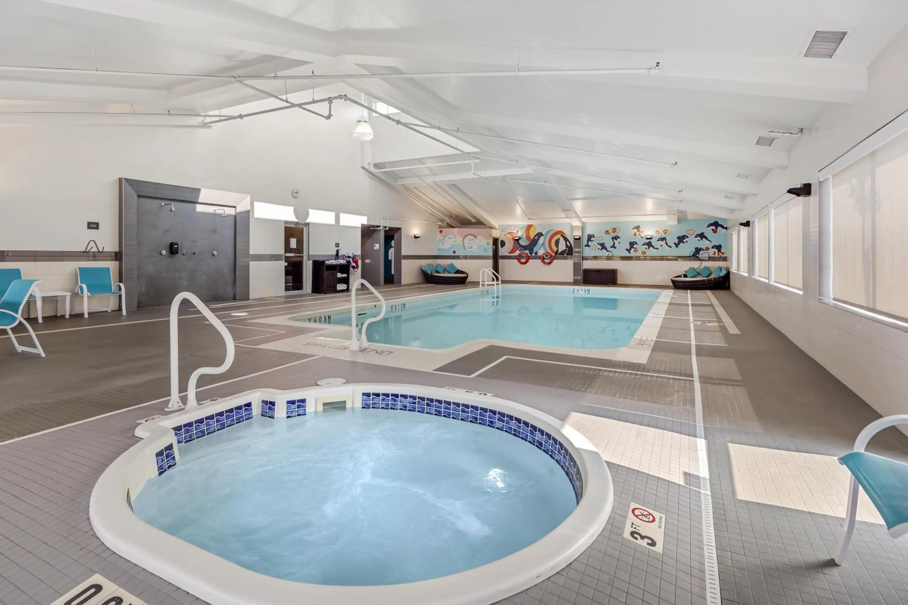 Pool view in Best Western Plus West Edmonton