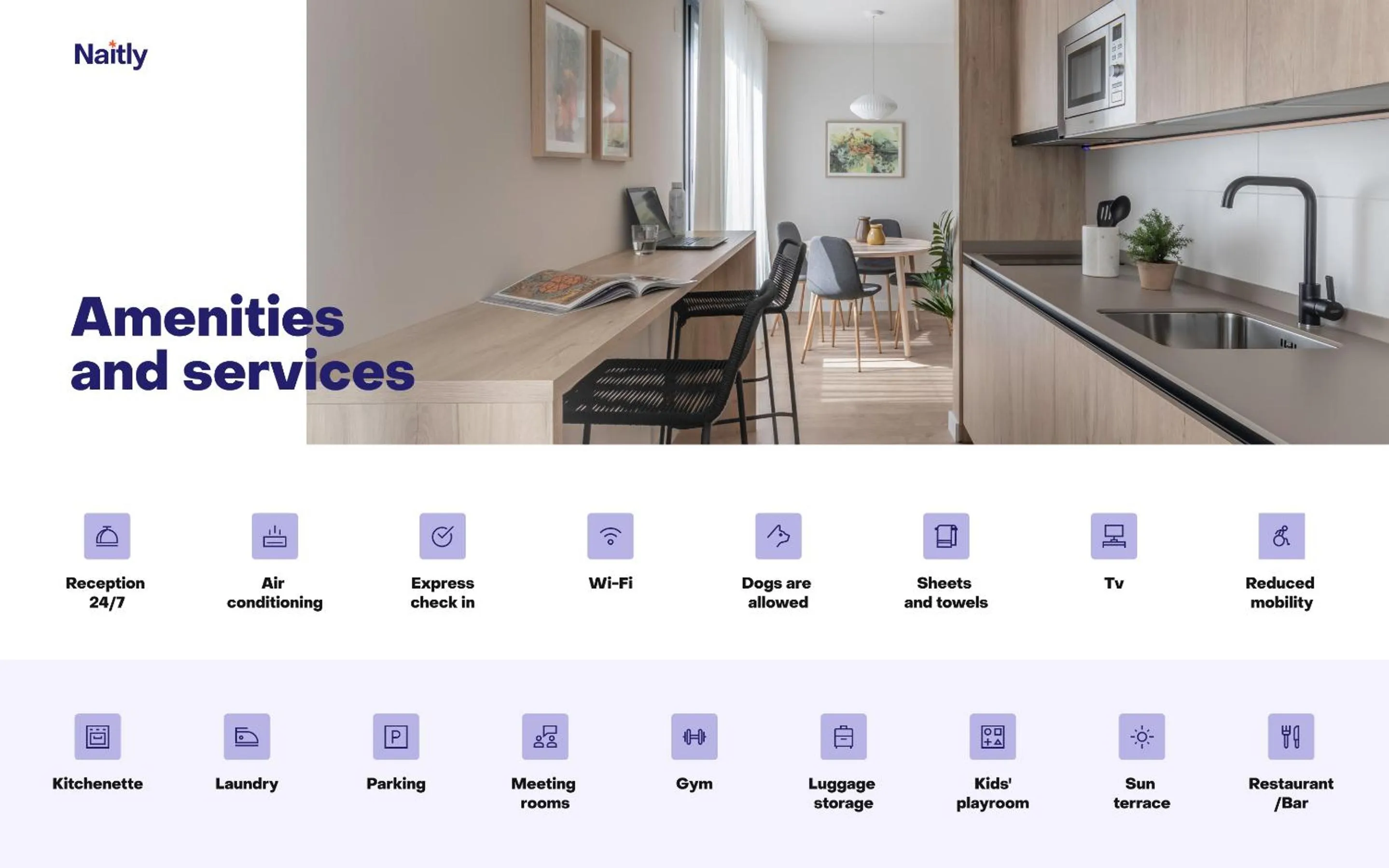 Text overlay in Naitly Barcelona Poblenou