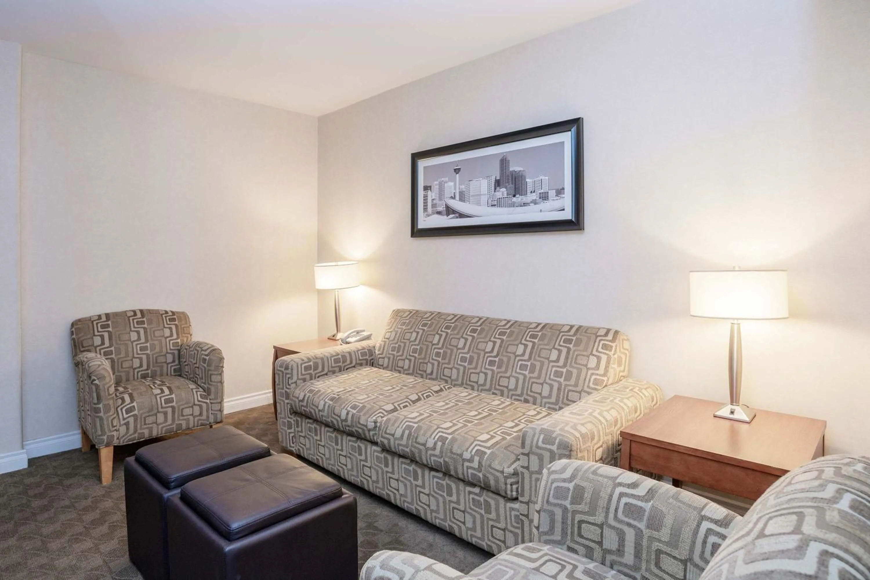 Bedroom in Sandman Hotel & Suites Calgary West