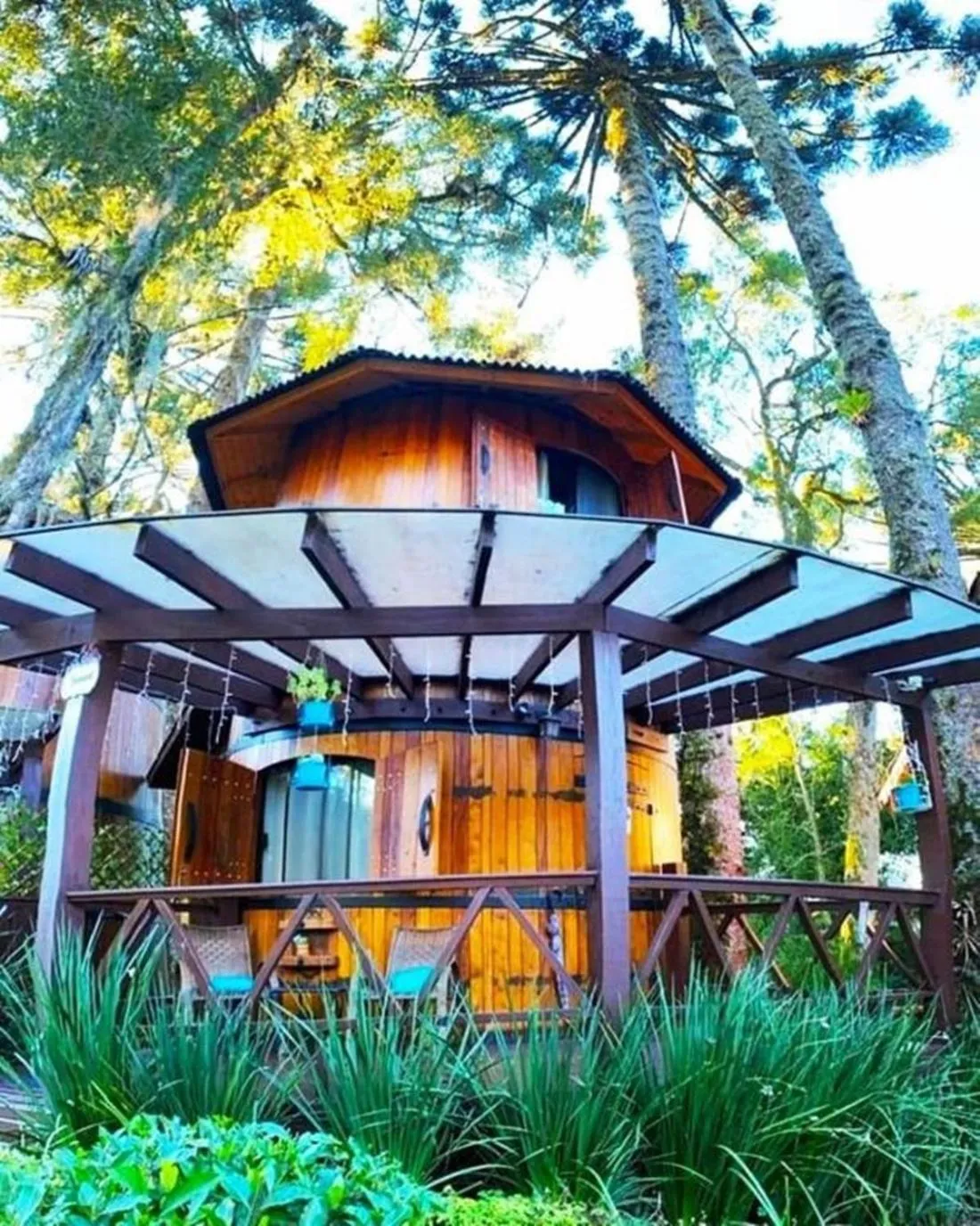 Property building in Chalé Temático em Pipa de Vinho - Parada da Pipa Chalés