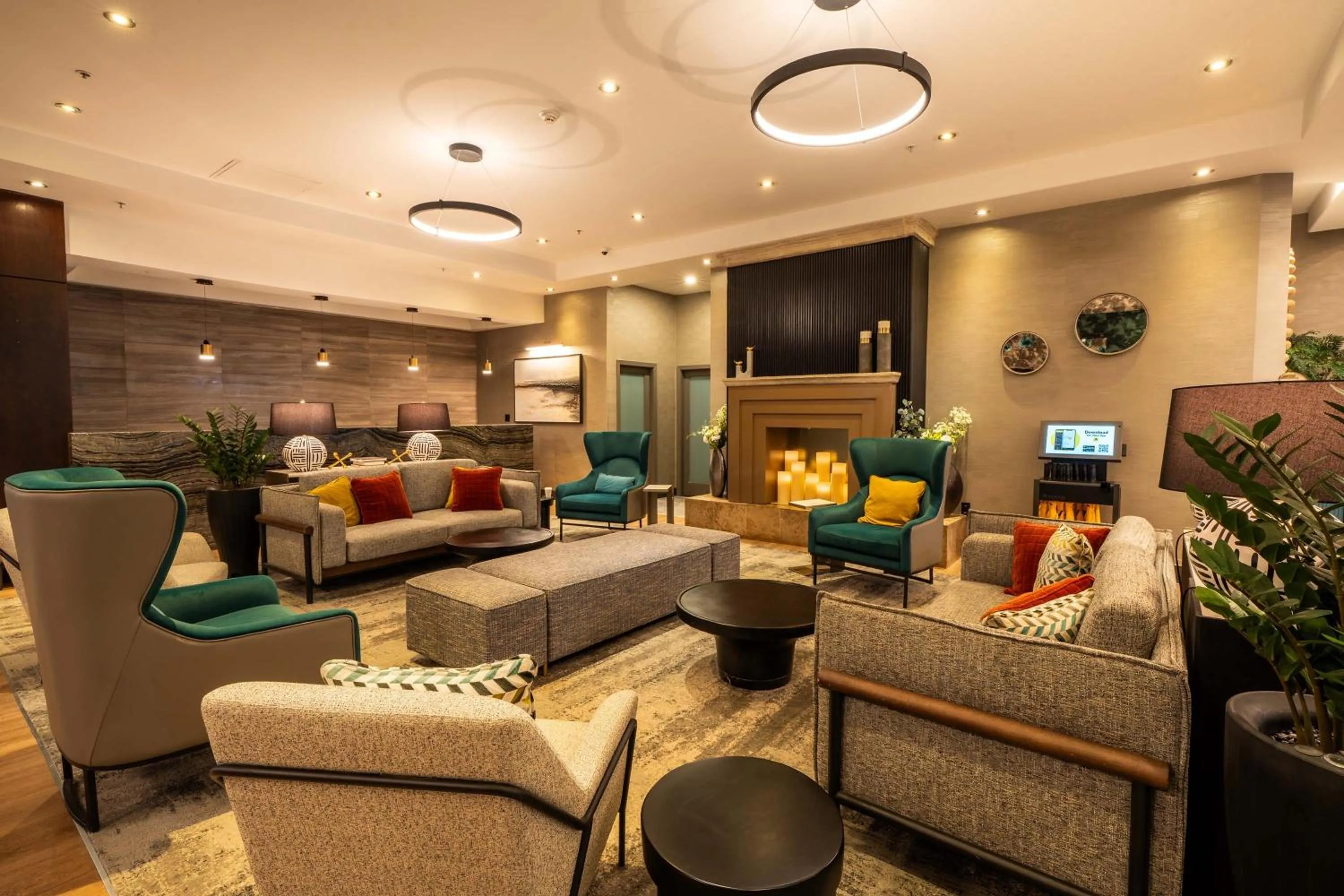 Lobby or reception in Sandman Hotel Vancouver Downtown