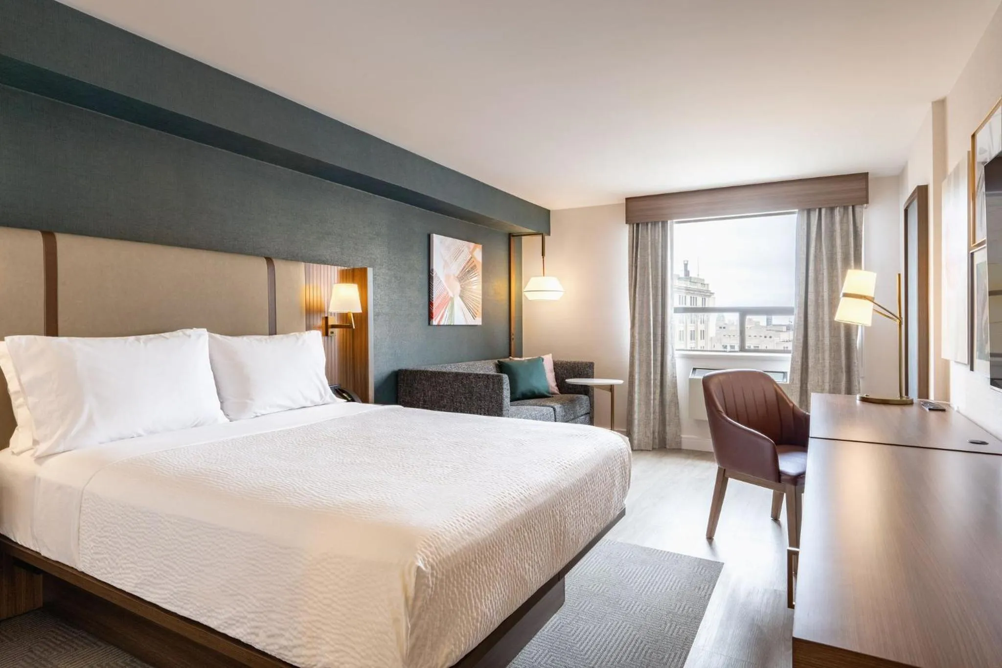 Photo of the whole room, Bed in Holiday Inn & Suites Winnipeg Downtown by IHG