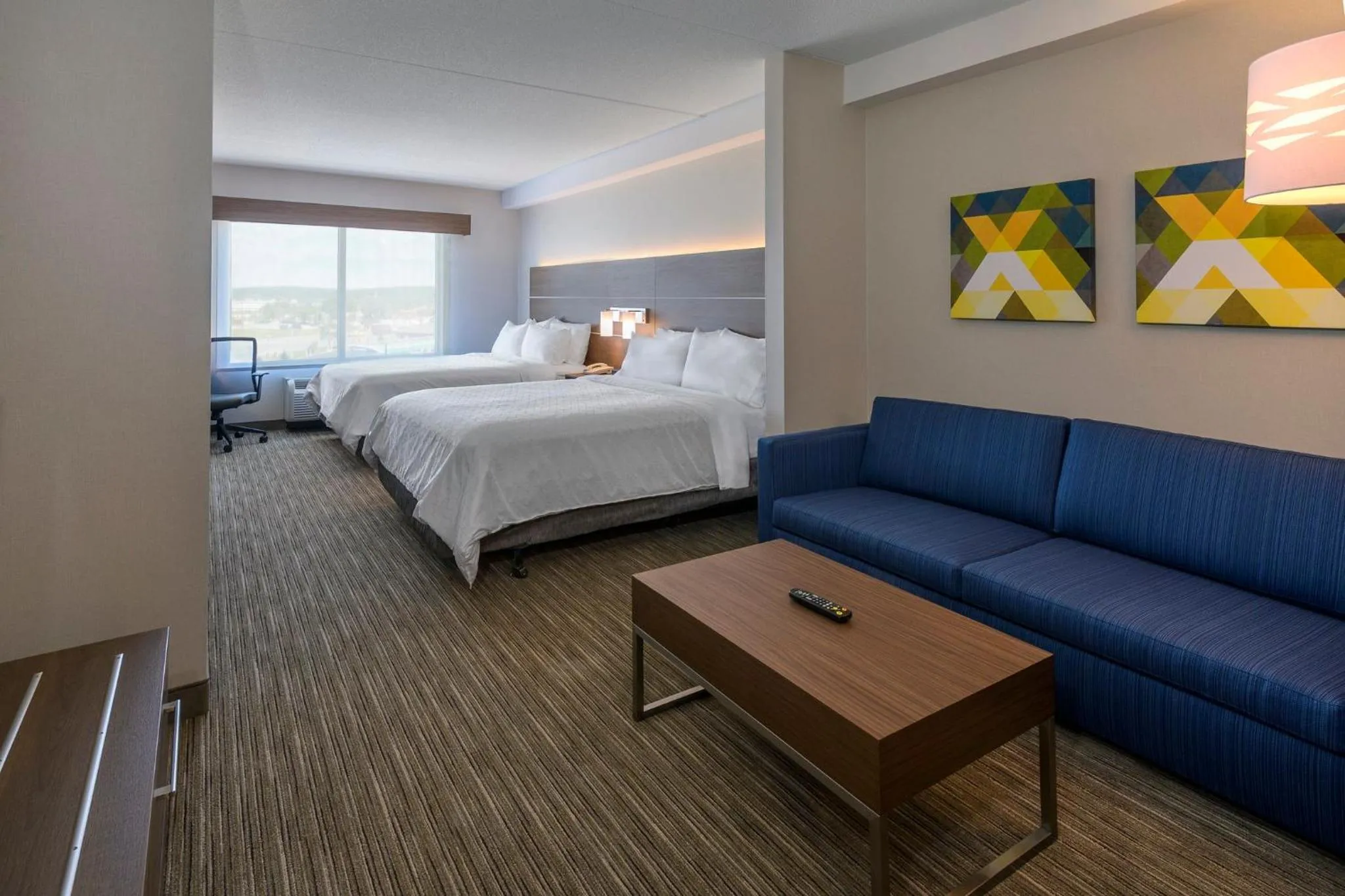 Photo of the whole room, Bed in Holiday Inn Express Hotel & Suites North Bay by IHG