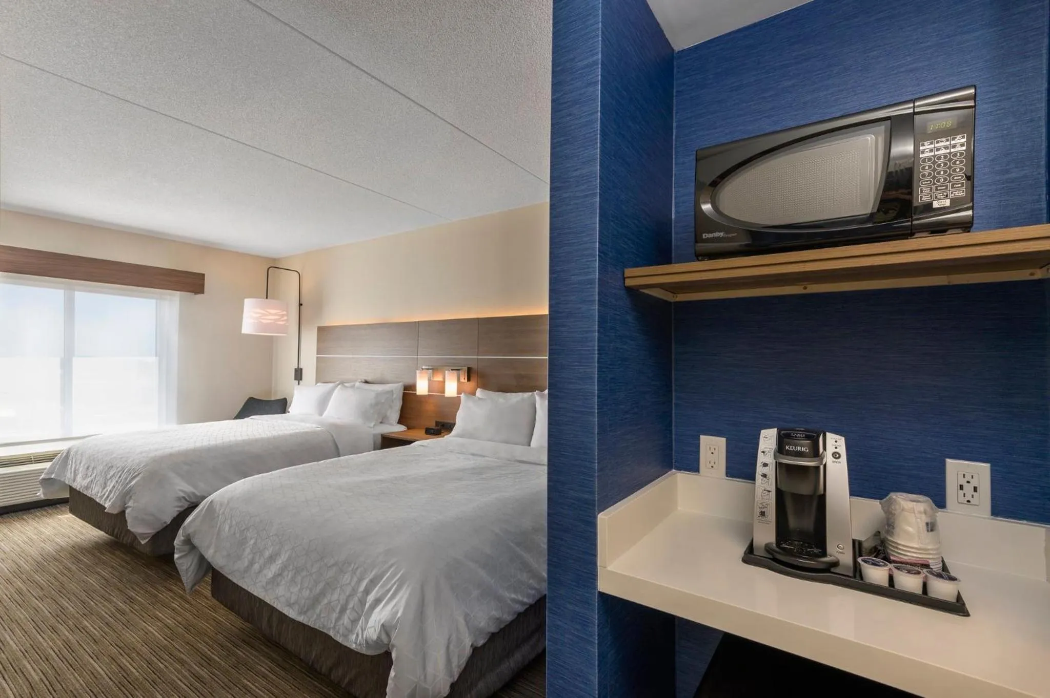 Photo of the whole room, Bed in Holiday Inn Express Hotel & Suites North Bay by IHG