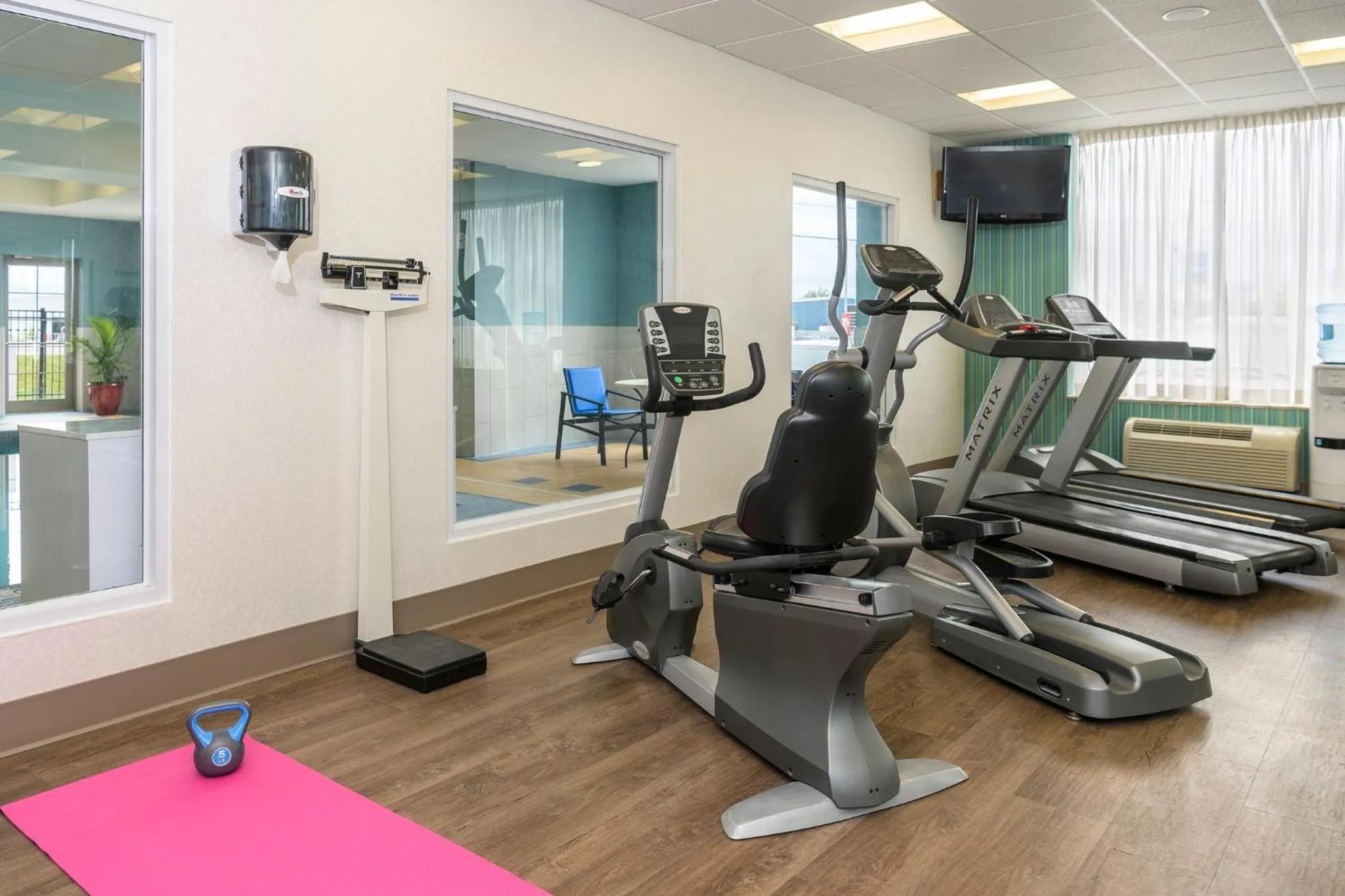 Fitness centre/facilities in Holiday Inn Express Hotel & Suites North Bay by IHG