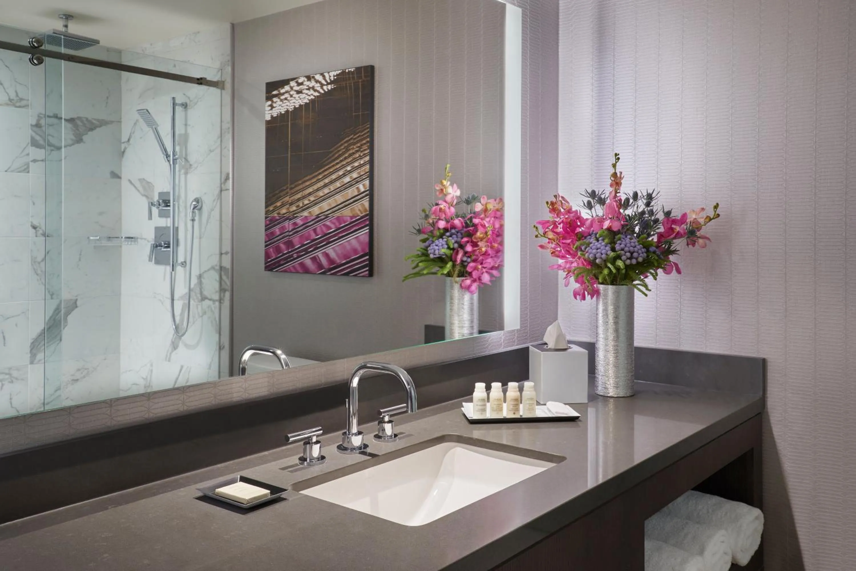 Bathroom in InterContinental Toronto Centre by IHG