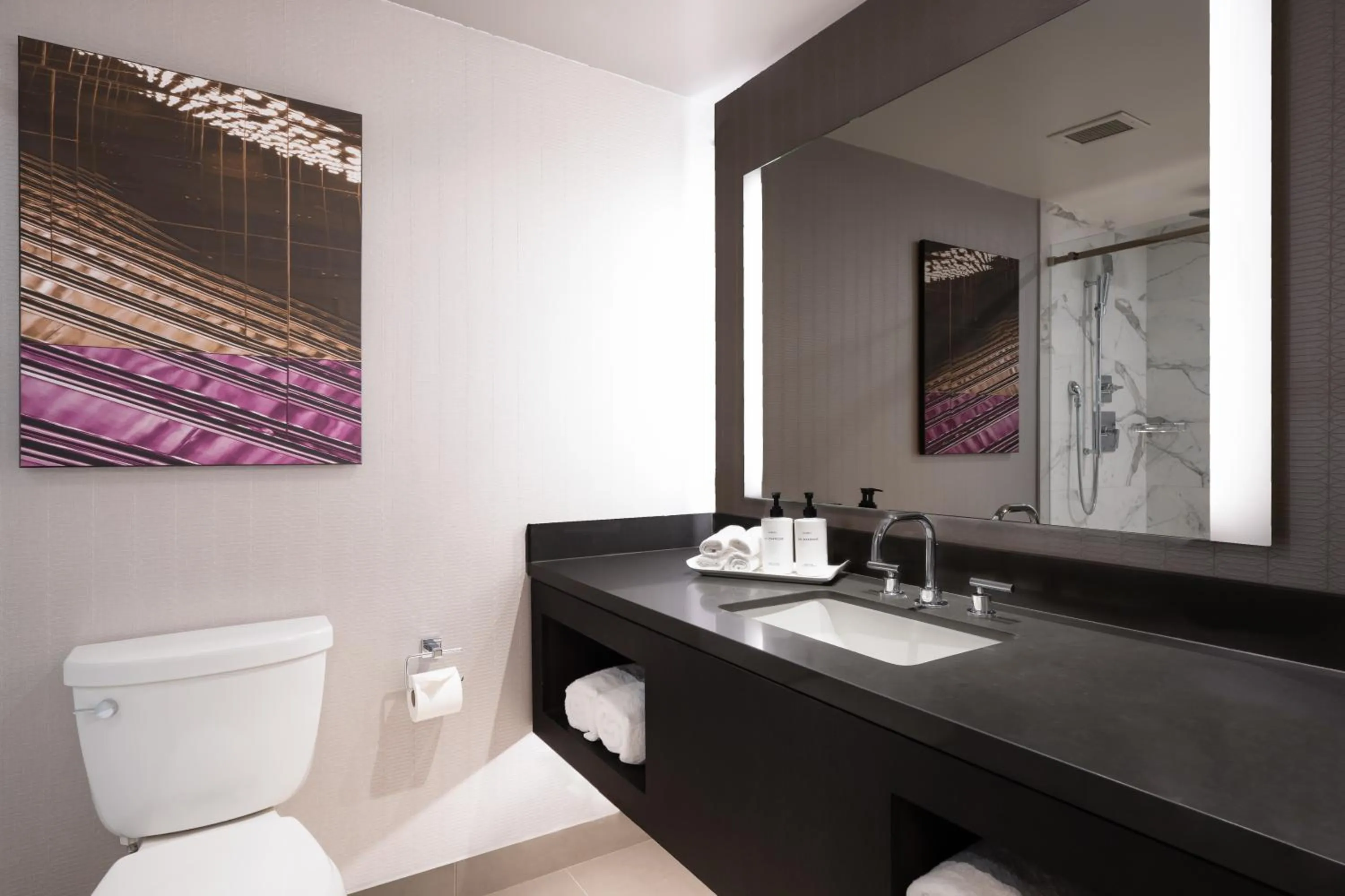 Bathroom in InterContinental Toronto Centre by IHG