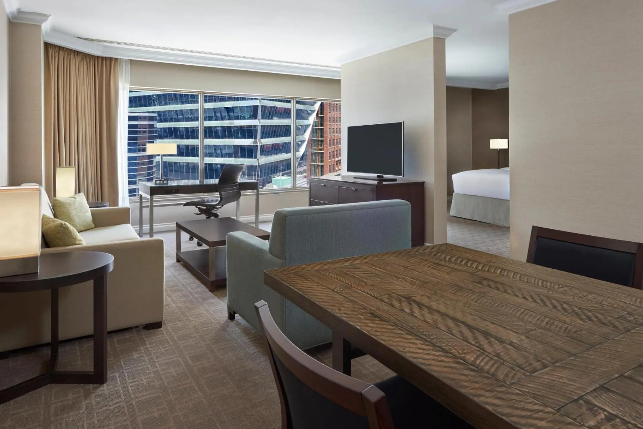 Photo of the whole room, Bed in InterContinental Toronto Centre by IHG