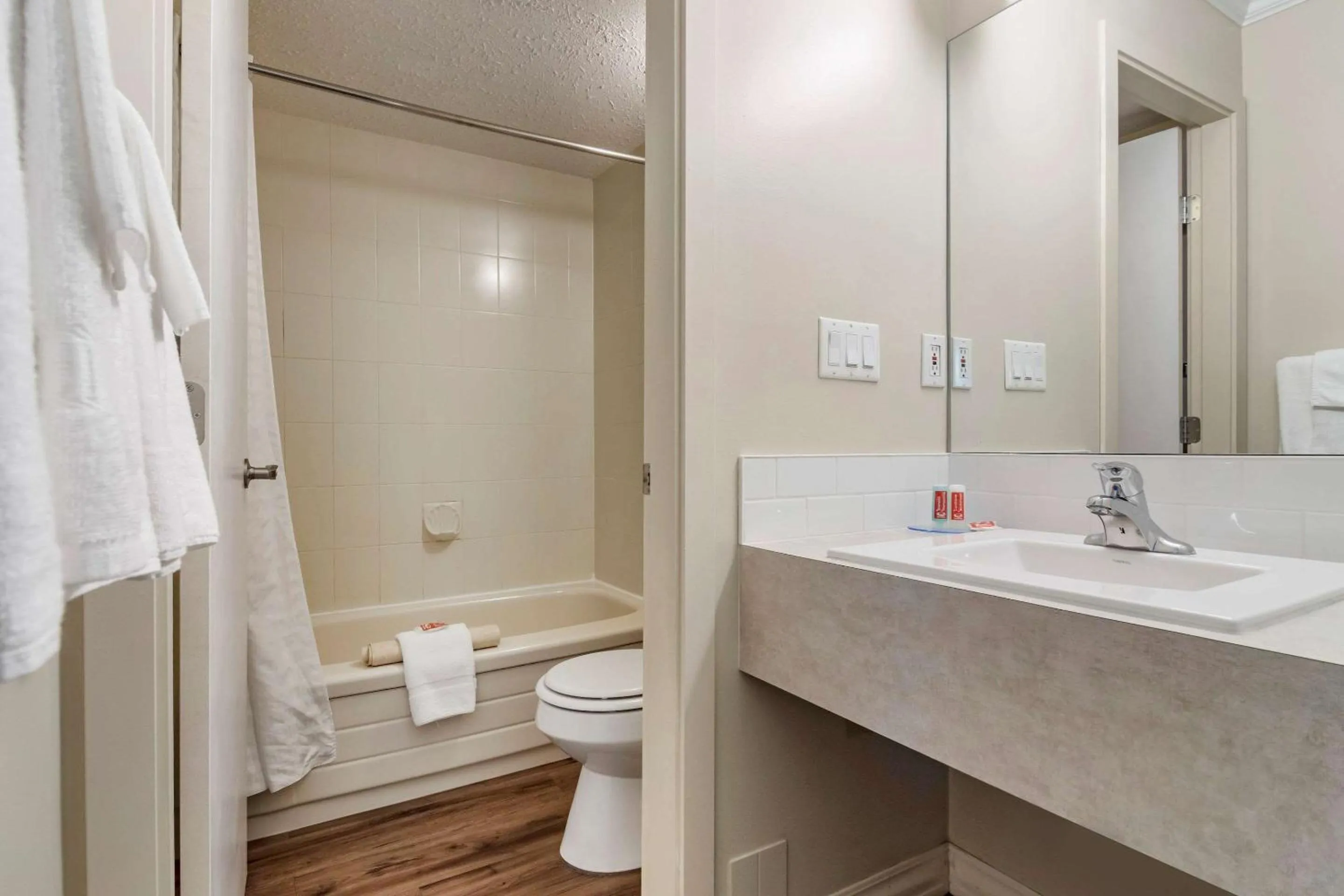 Bathroom in Econo Lodge Inn & Suites