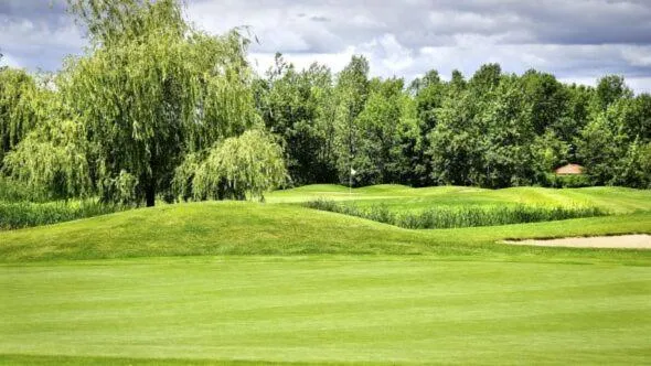 Golfcourse in Auberge Royal Versailles