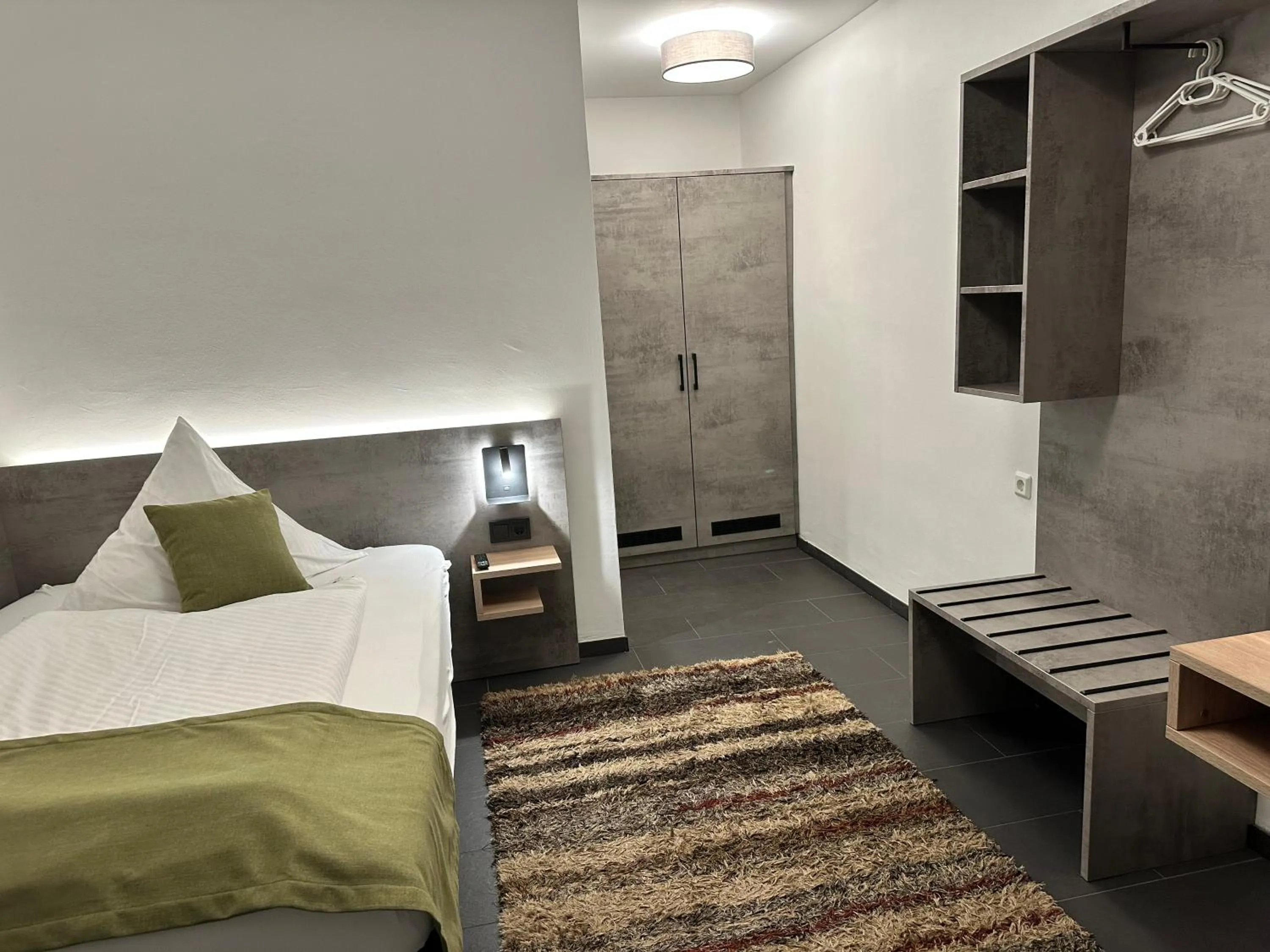 Living room, Bed in an Hotel