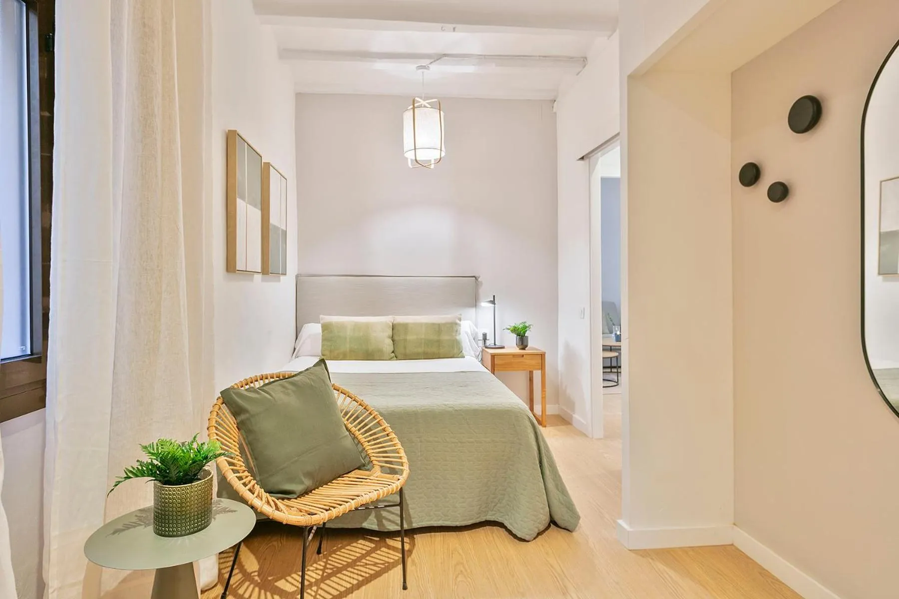 Bedroom, Bed in Citytrip Palau de la Música