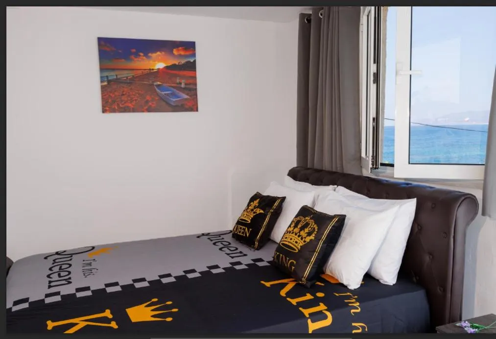 Bed in Kings Hersonissos Hotel