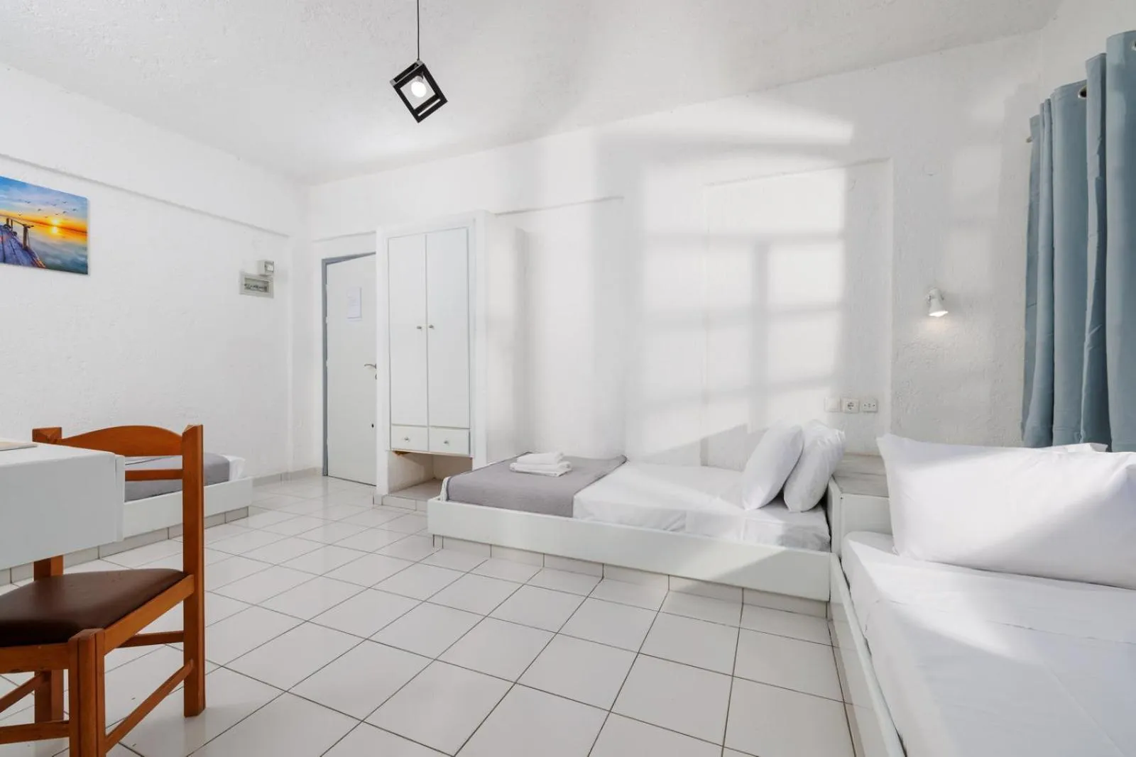 Bed in Kings Hersonissos Hotel