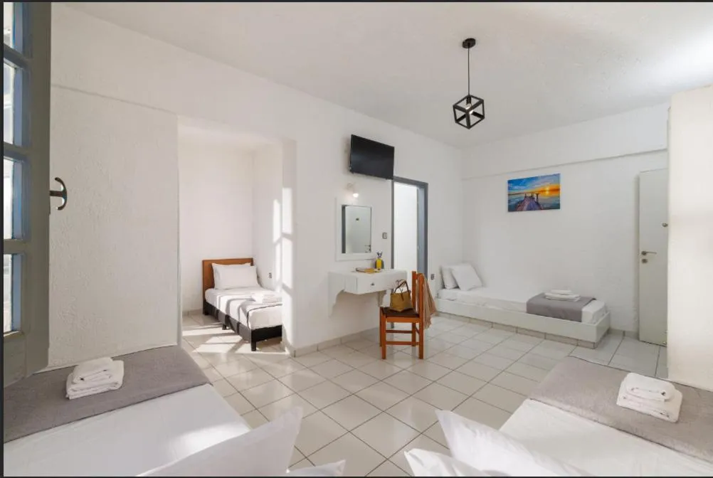 Bed in Kings Hersonissos Hotel