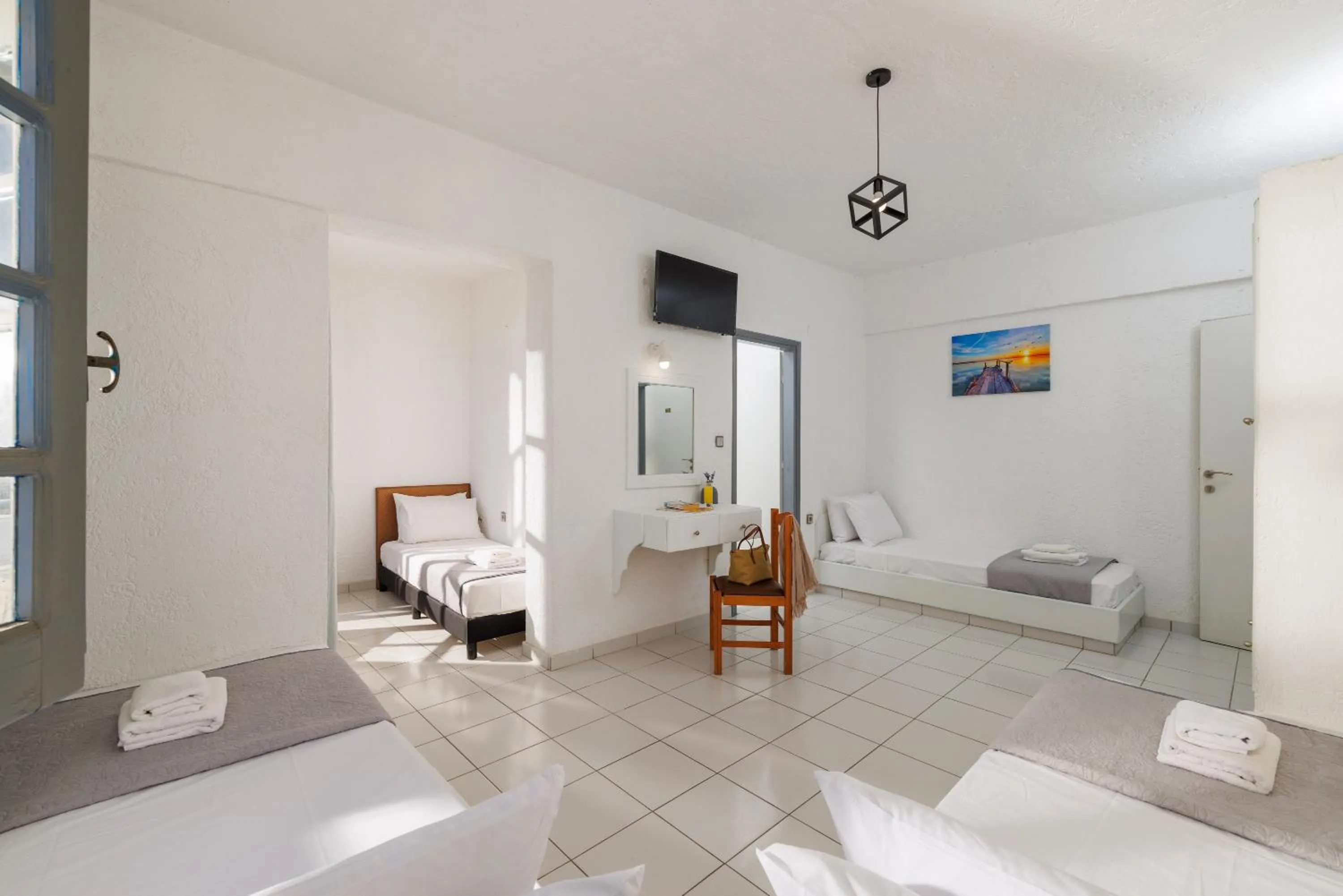 Bed in Kings Hersonissos Hotel