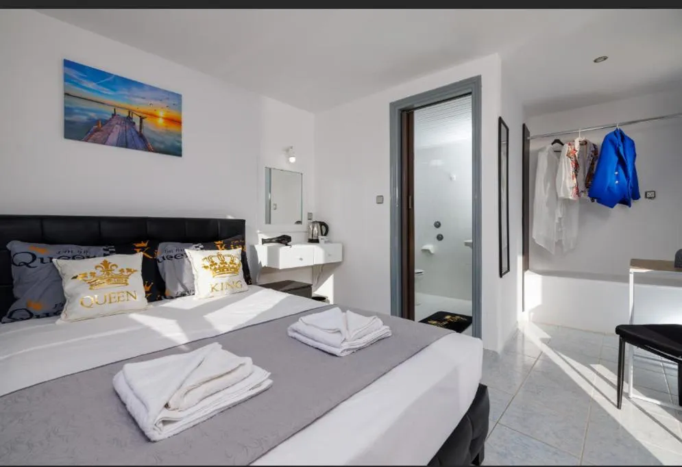 Bed in Kings Hersonissos Hotel