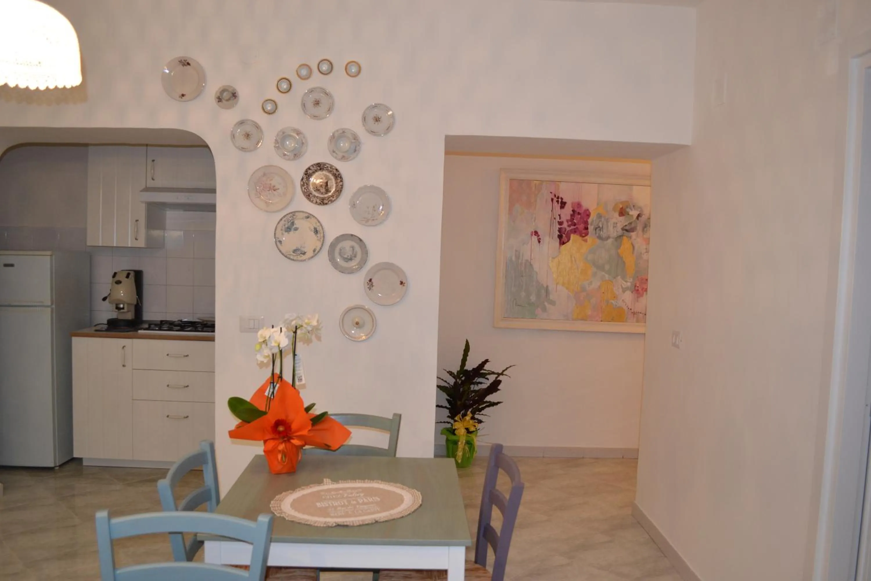 Seating area in La Corte delle Vanità