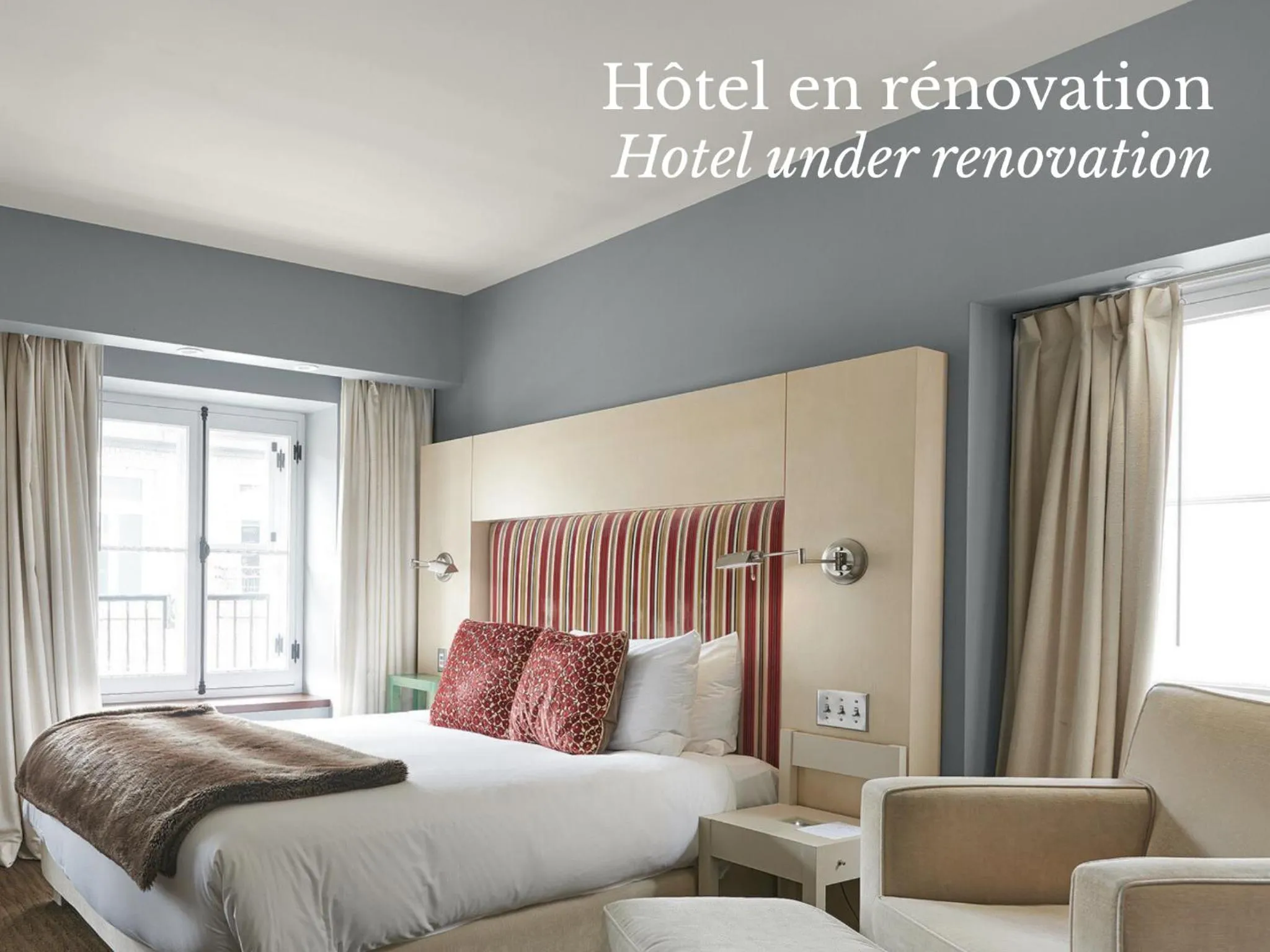 Bed in Auberge Saint-Antoine